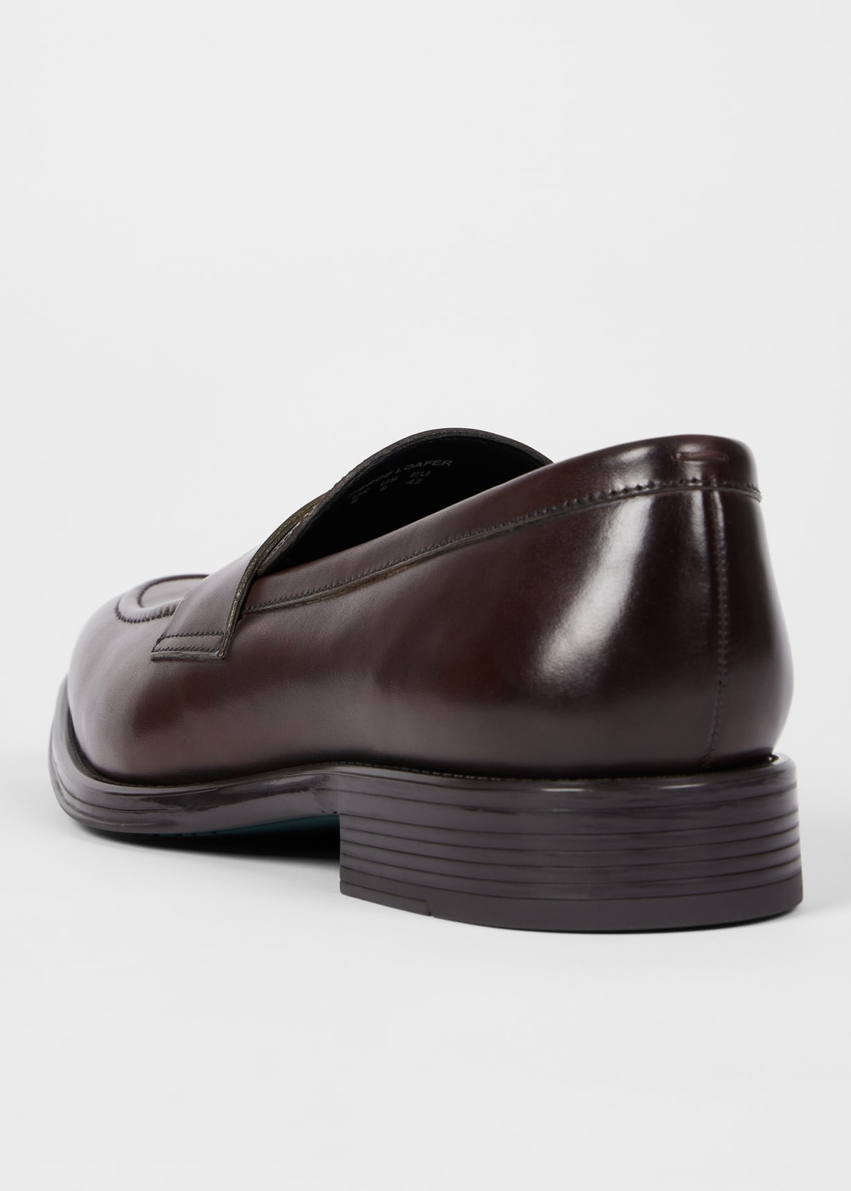 Product view - Dark Brown Leather 'Pierce' Loafers Paul Smith