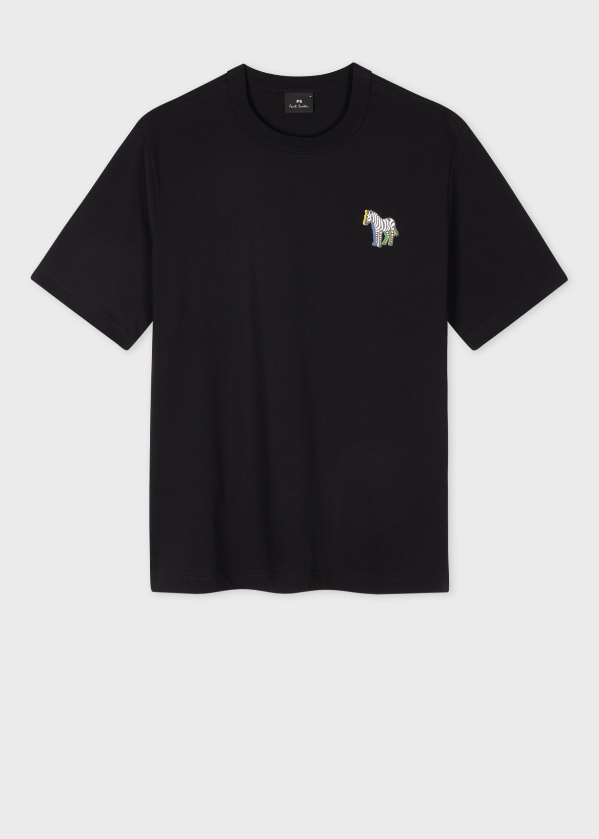 Tシャツ・カットソー PAUL SMITH Men T-shirt Black M2R204ZPP5125 79 Black Regular-Fit Cotton Logo T-Shirt
