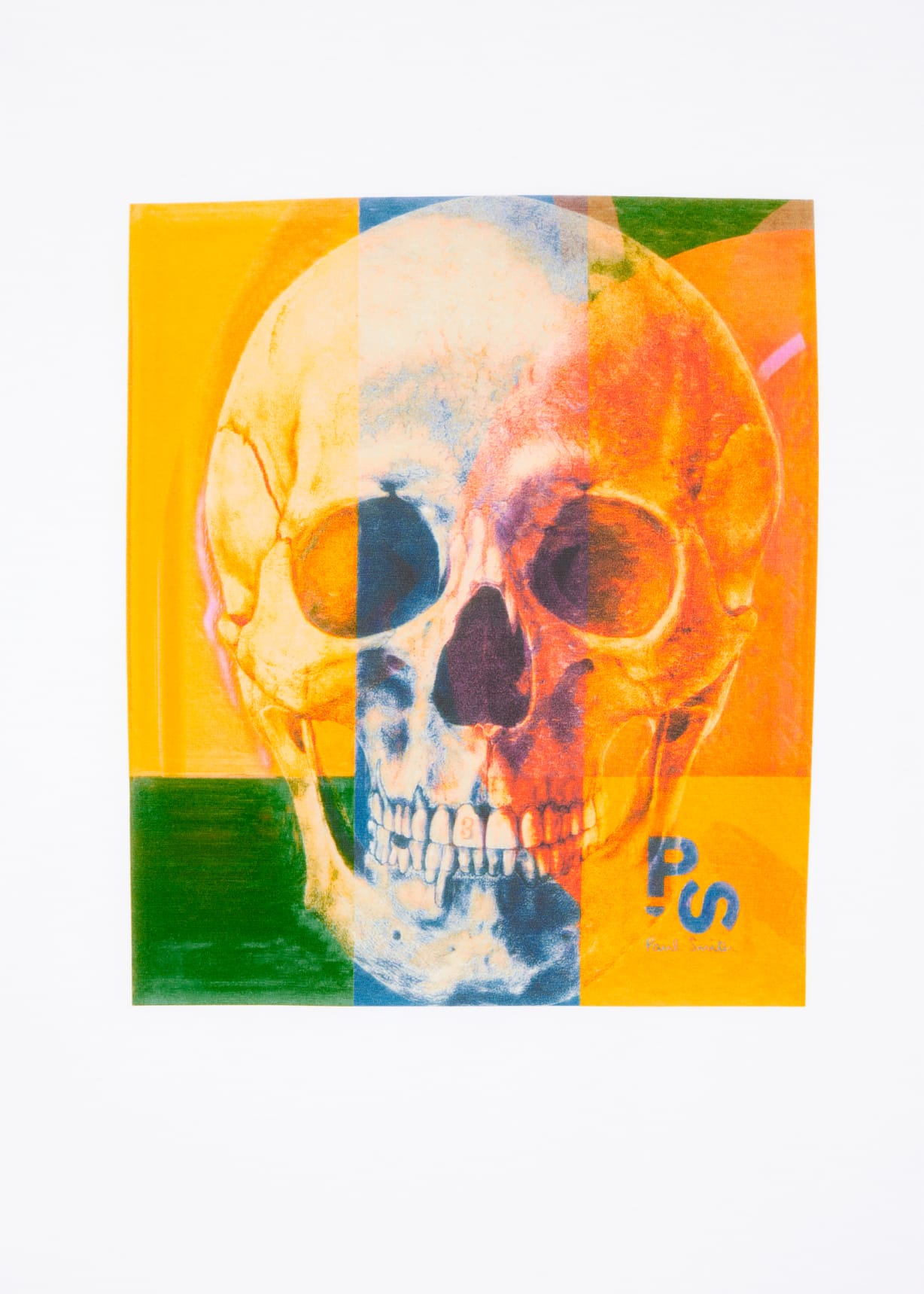 【関税込み】PS by Paul Smith ホワイト Skull Square Tシャツ White Skull Square T-shirt by PS by Paul Smith on Sale