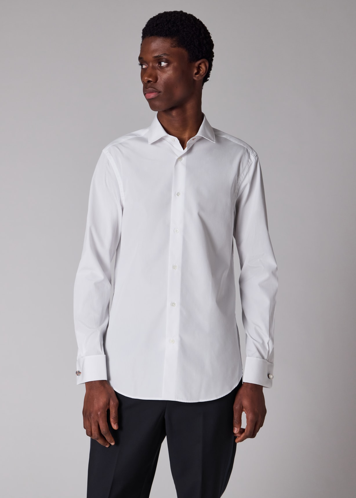 paul smith white dress shirt Paul Smith Tailored Fit Dress Shirt | White | Size 15.5