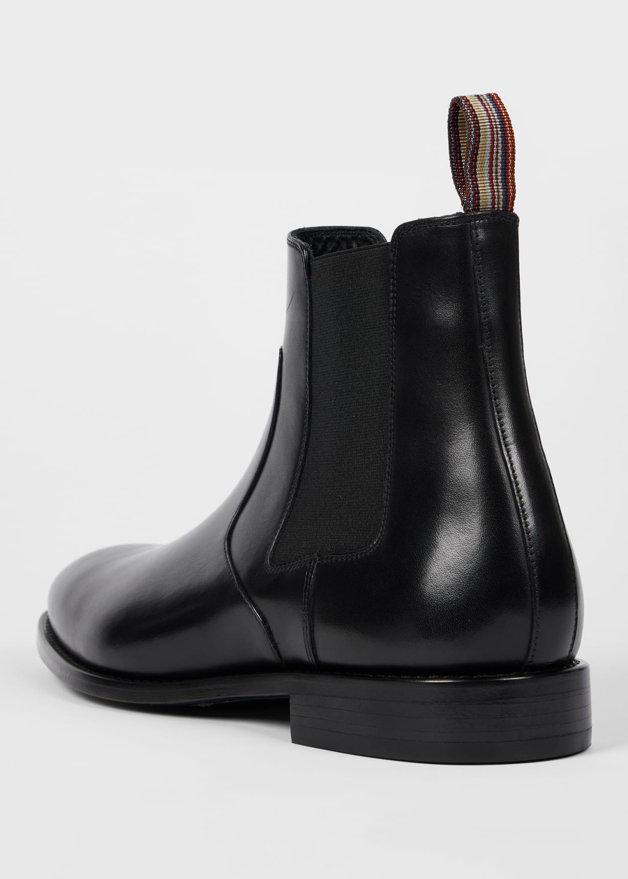 Detail View - Black Leather 'Lawson' Boots Paul Smith