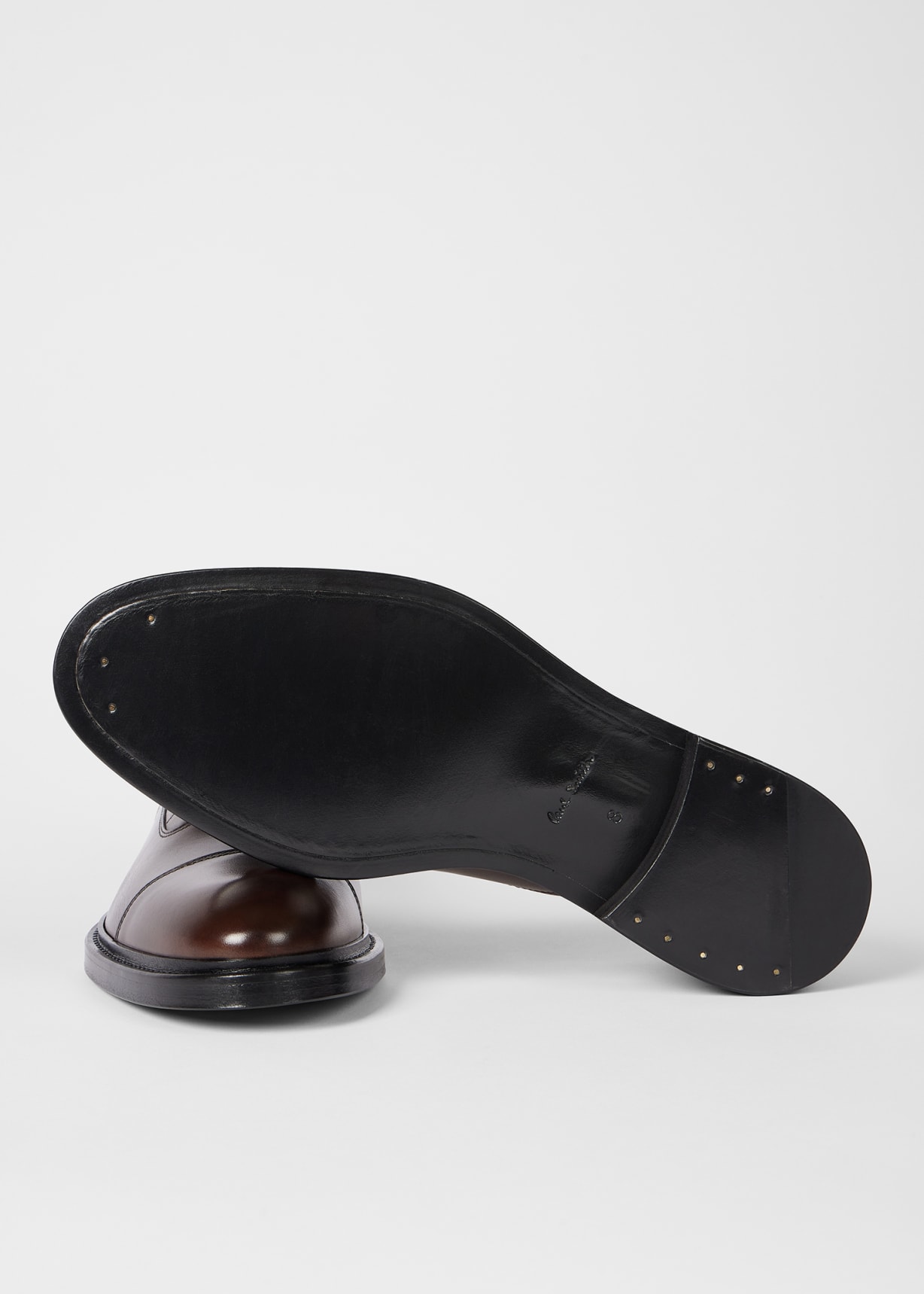 Detail View - Dark Brown 'Balthazar' Shoes Paul Smith