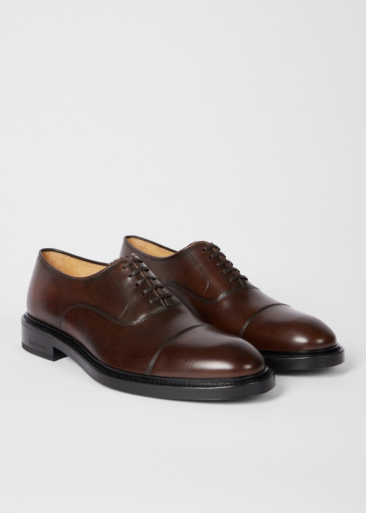 Pair View - Dark Brown 'Balthazar' Shoes Paul Smith