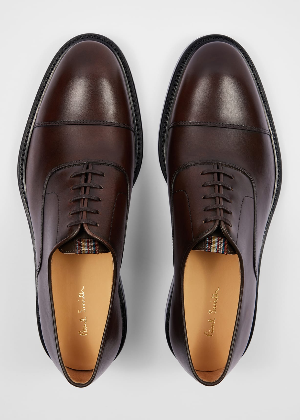 Pair View - Dark Brown 'Balthazar' Shoes Paul Smith