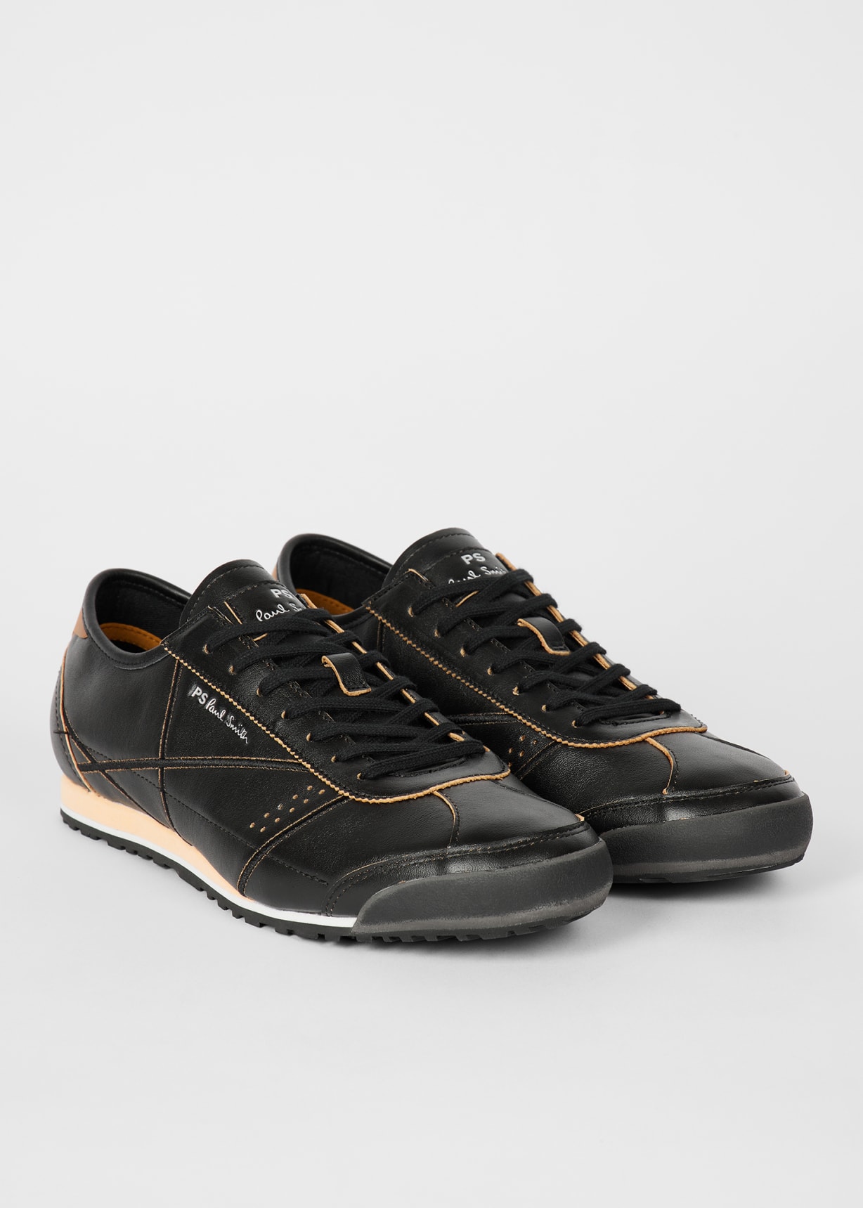 スニーカー PS PAUL SMITH Men Sneakers Black M2SSUM16HRUB 79 Men's Black Leather 'Albany'Sneakers