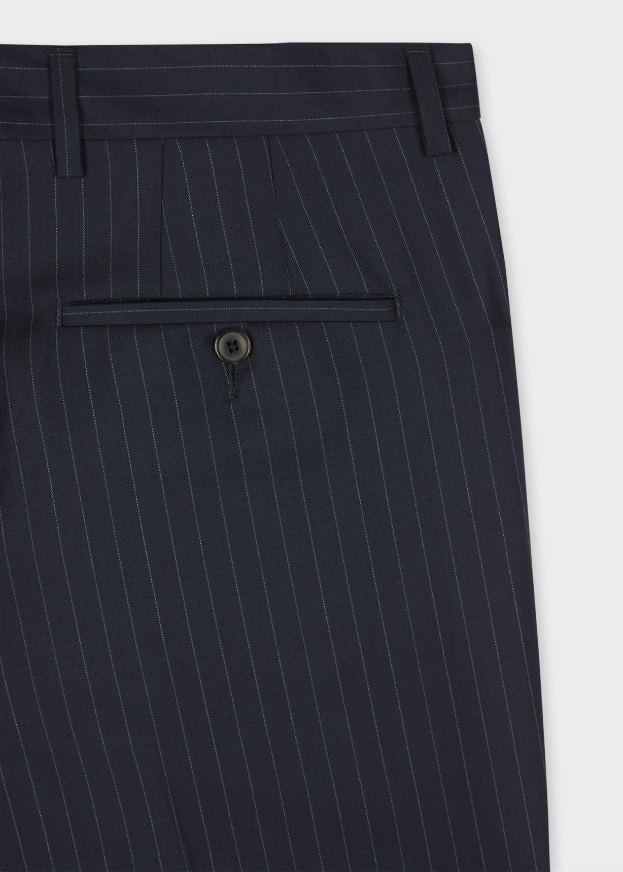 Product view - The Brierley - Navy Blue Pinstripe Wool Suit