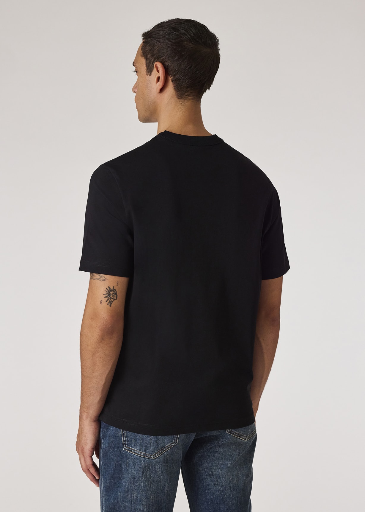 Men's Black 'Craft Zebra' Print T-Shirt