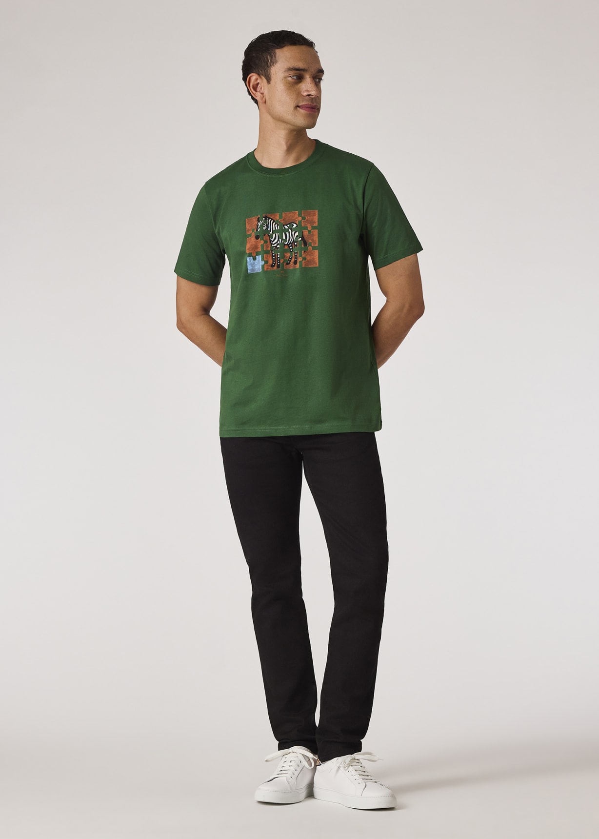 Tシャツ・カットソー Paul Smith SS25 REGULAR FIT T-SHIRT (M2R 011R PP5132 30C) Paul Smith Regular Fit T Shirt Grey | Mainline Menswear
