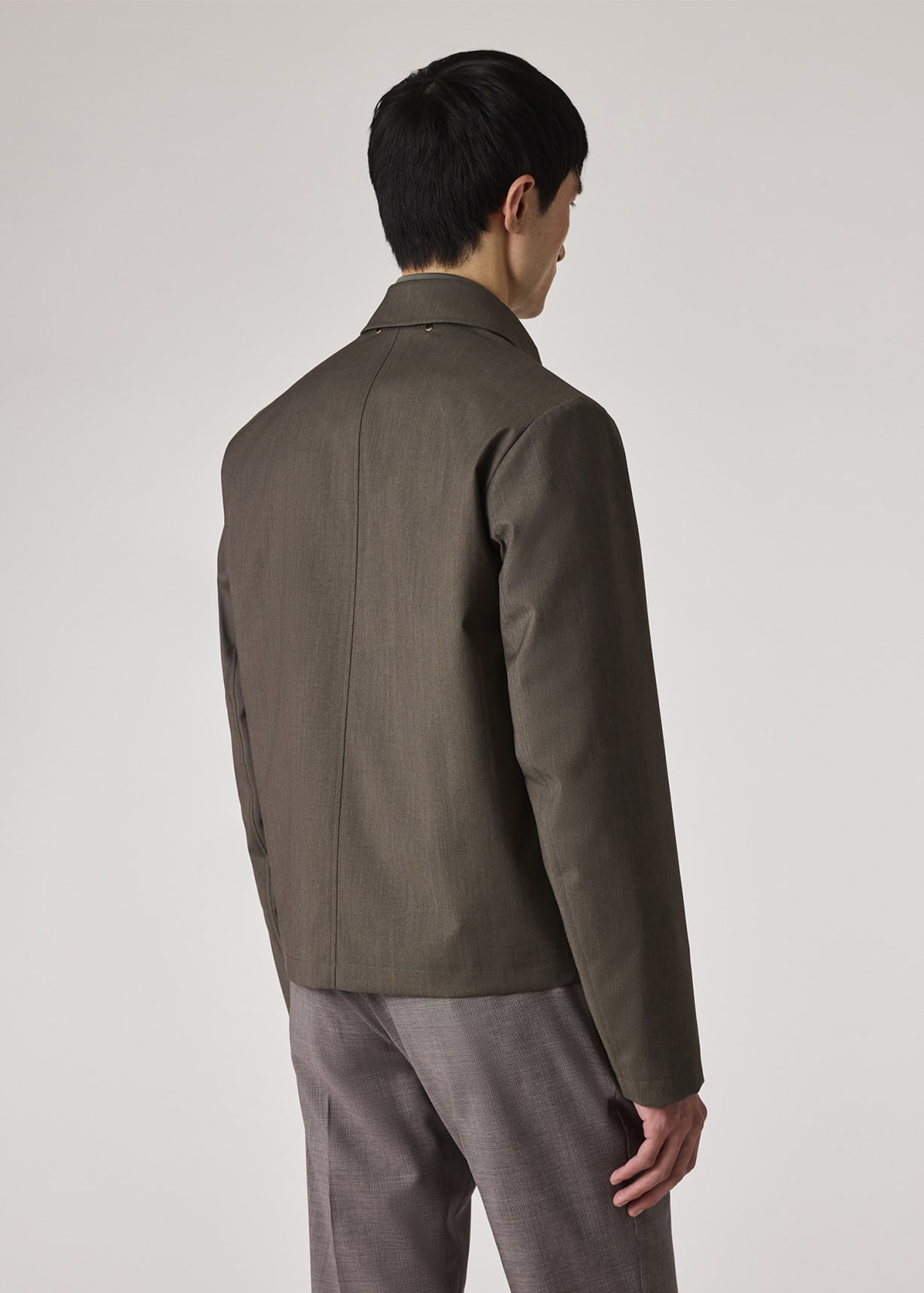 【speedmaster168】Paul Smith  アンゴラコートＬ Paul Smith（ポールスミス）の「WOOL BLACK WATCH TRENCH COAT