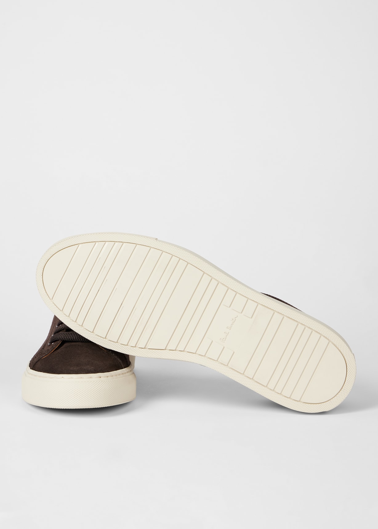 Men's Chocolate Brown Suede 'Beck' Trainers With 'Signature