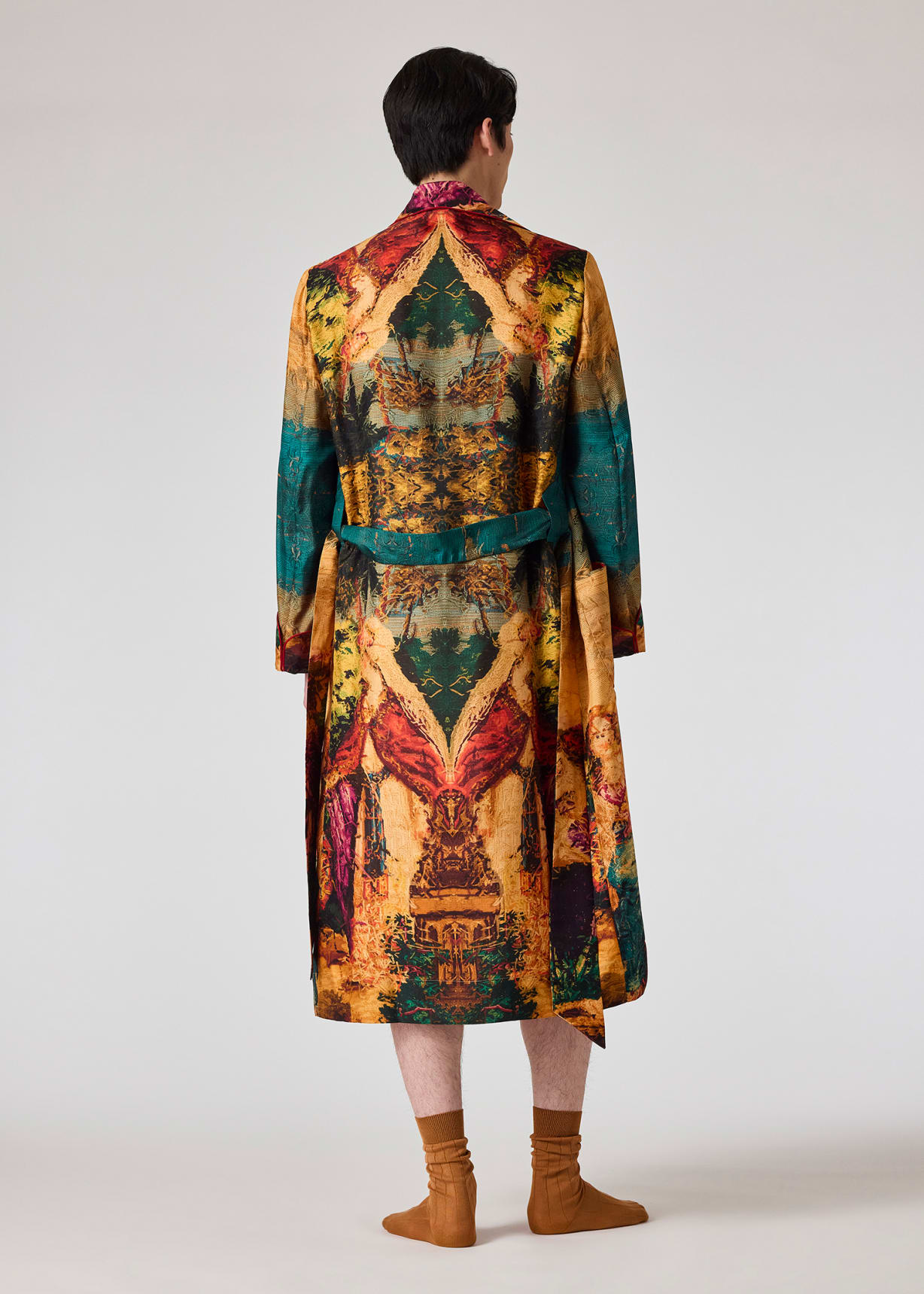 Daniel Hanson For Paul Smith - Tapestry Print Silk Dressing Gown