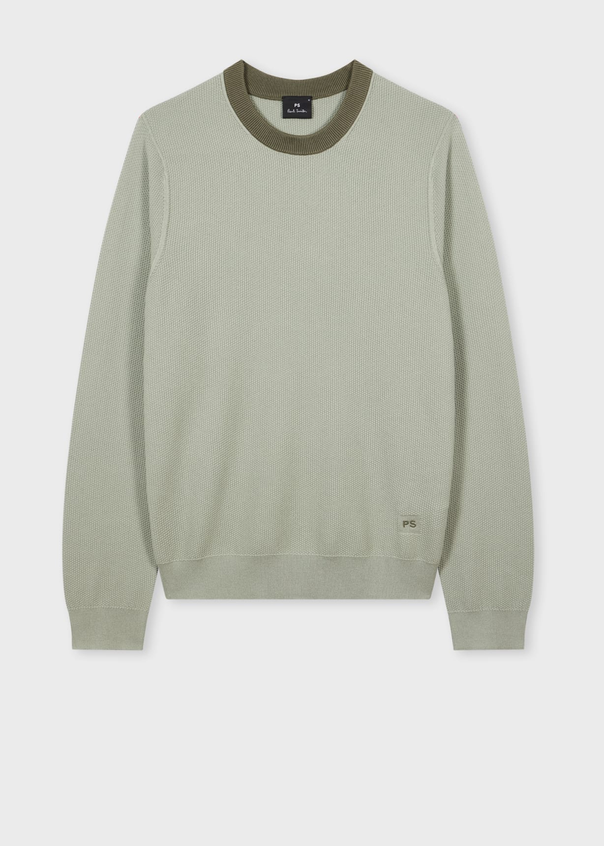 Product view - Sage Green Organic Cotton Sweater Paul Smith