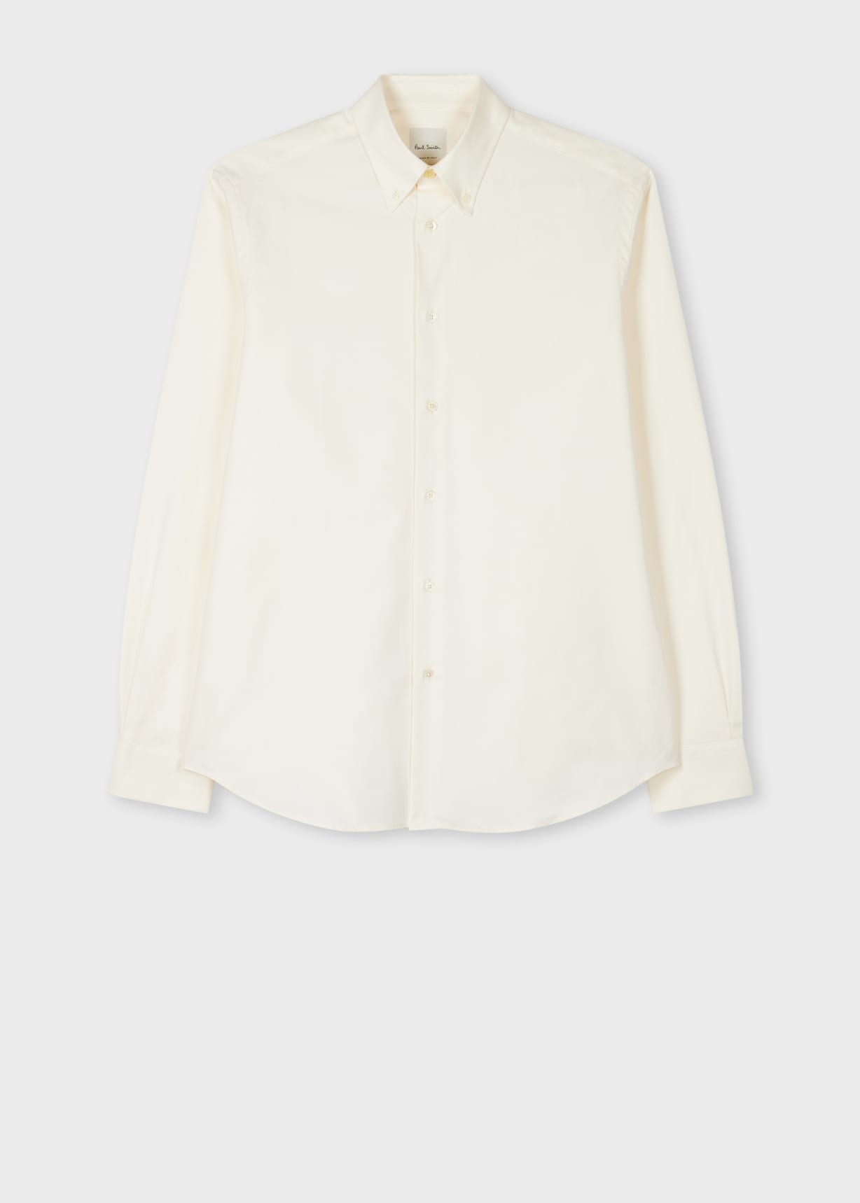 Product view - Classic-Fit Cream Oxford Cotton Button-Down Shirt Paul Smith