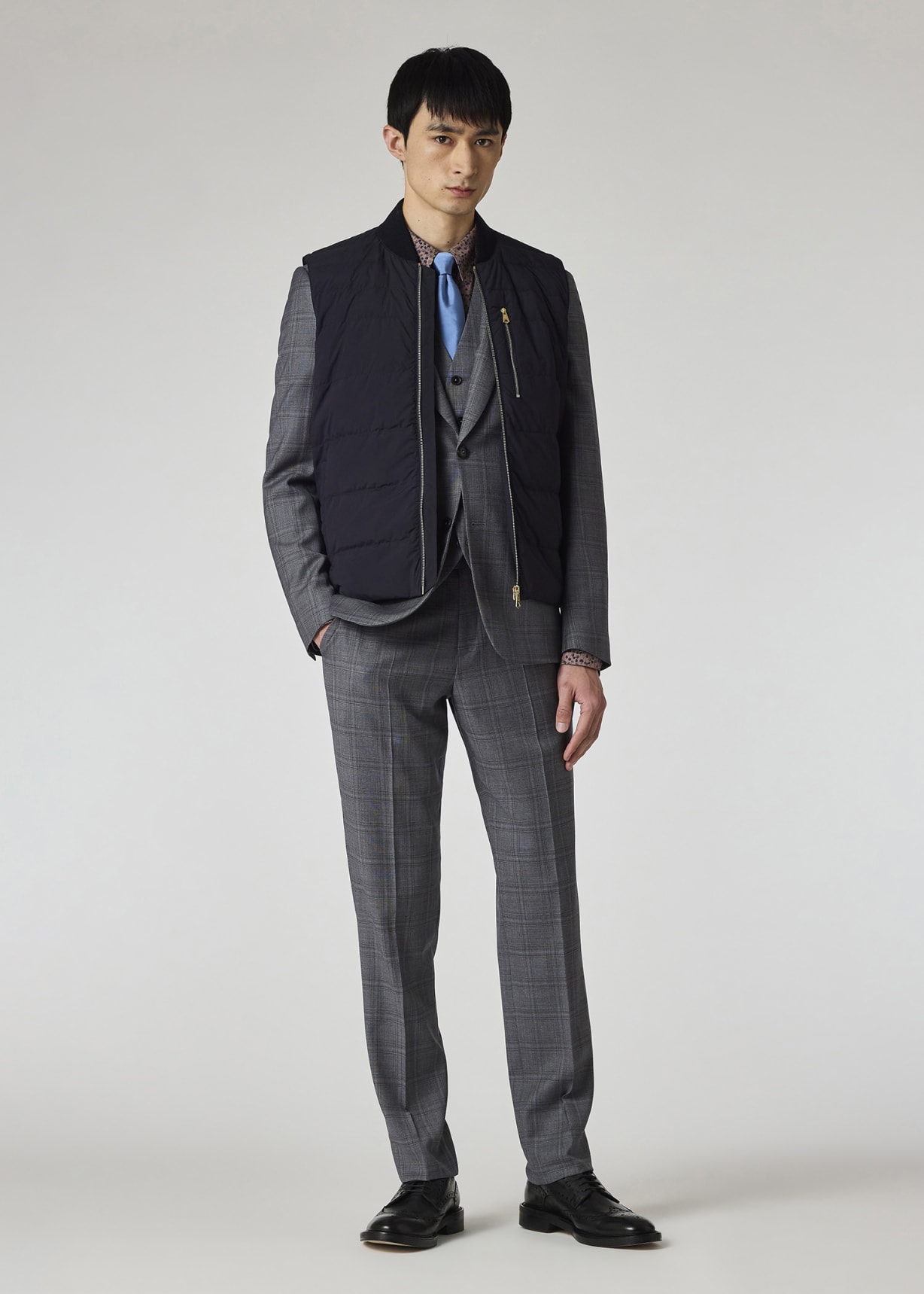 トップス Paul Smith collection vest PS Paul Smith Women's Color Block Sweater Vest, Blue, Small