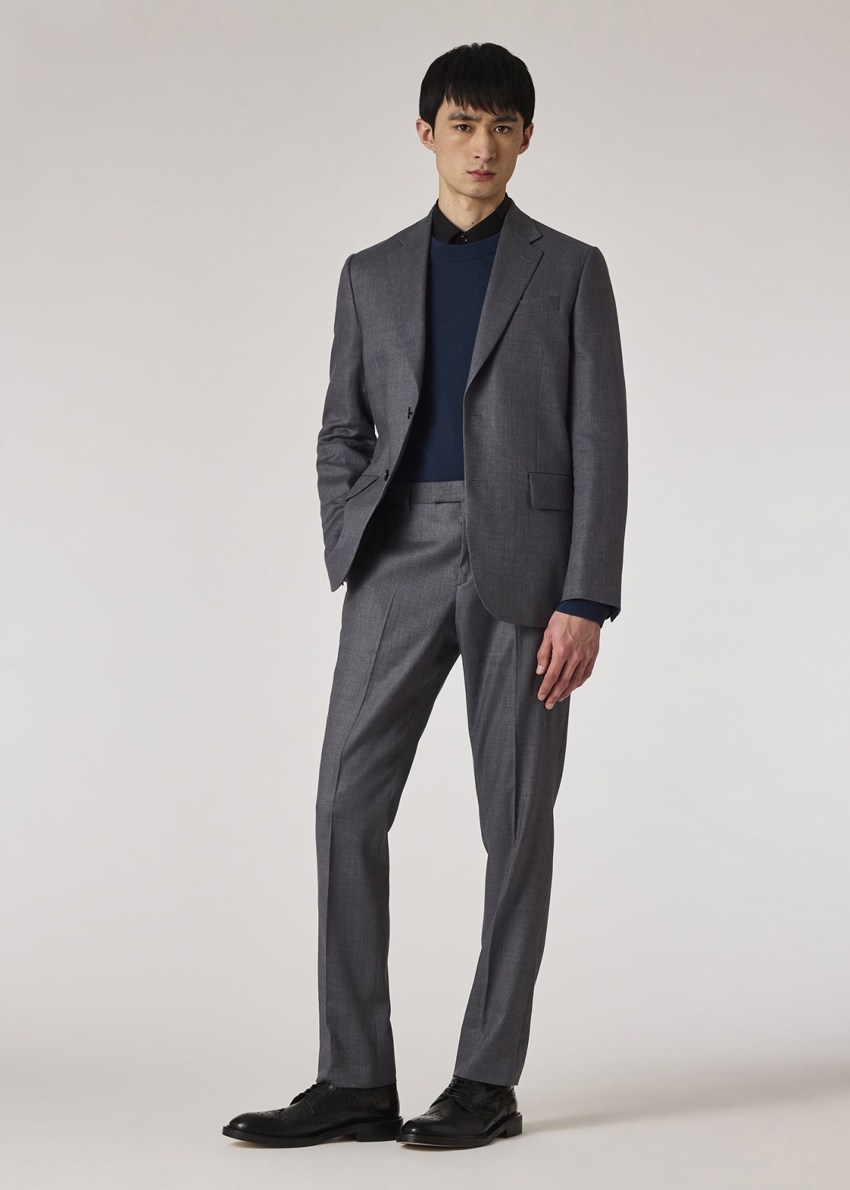 The Brierley - Grey Linen And Wool-Blend Twill Blazer