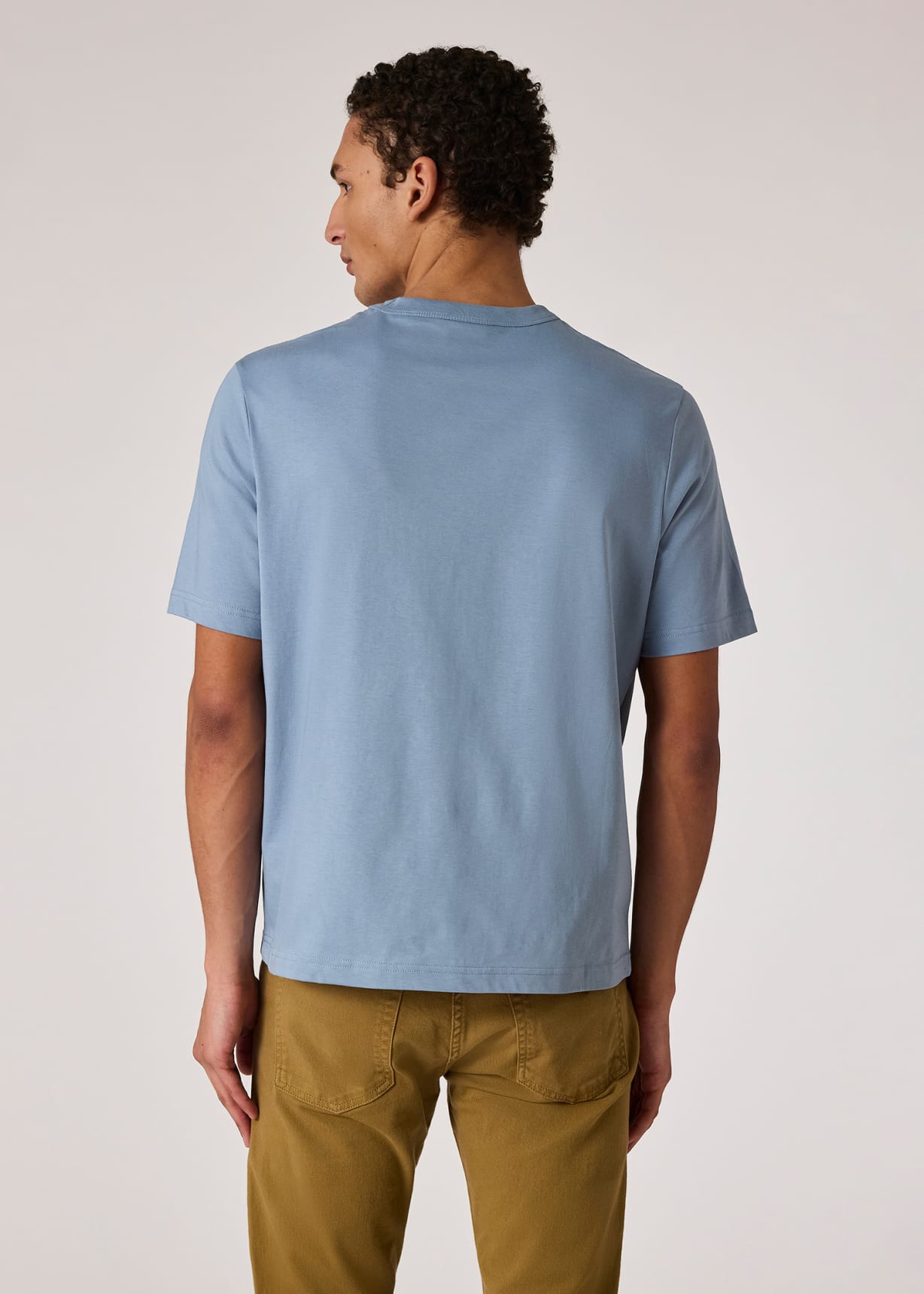 Men's Sky Blue '3D Zebra' Print TShirt