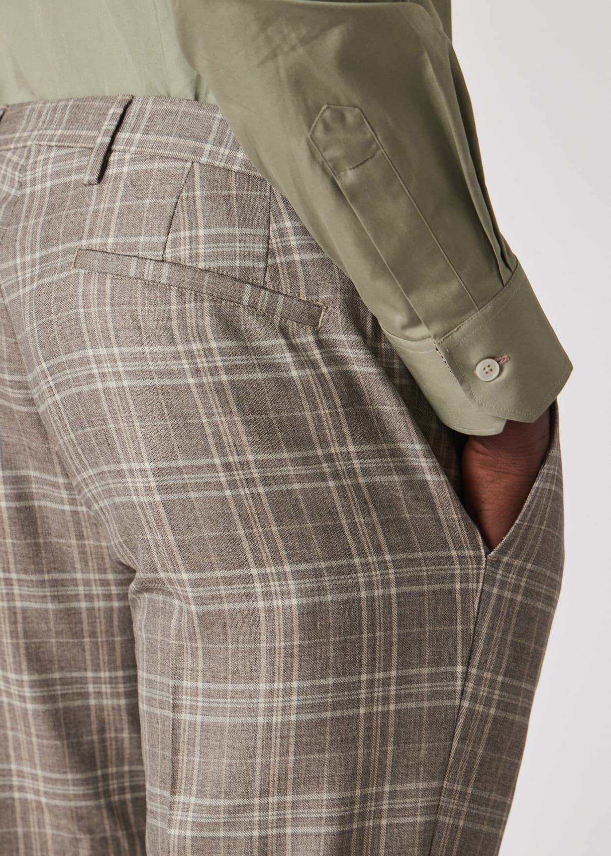 パンツ Paul Smith Regular Fit Check Pattern Pants With Contrasting PS PAUL SMITH | Wide Check Trousers | Women | Multicolour 92