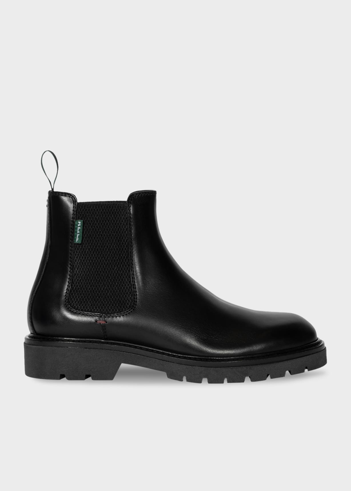 Men's Black Leather 'Xenon' Boots