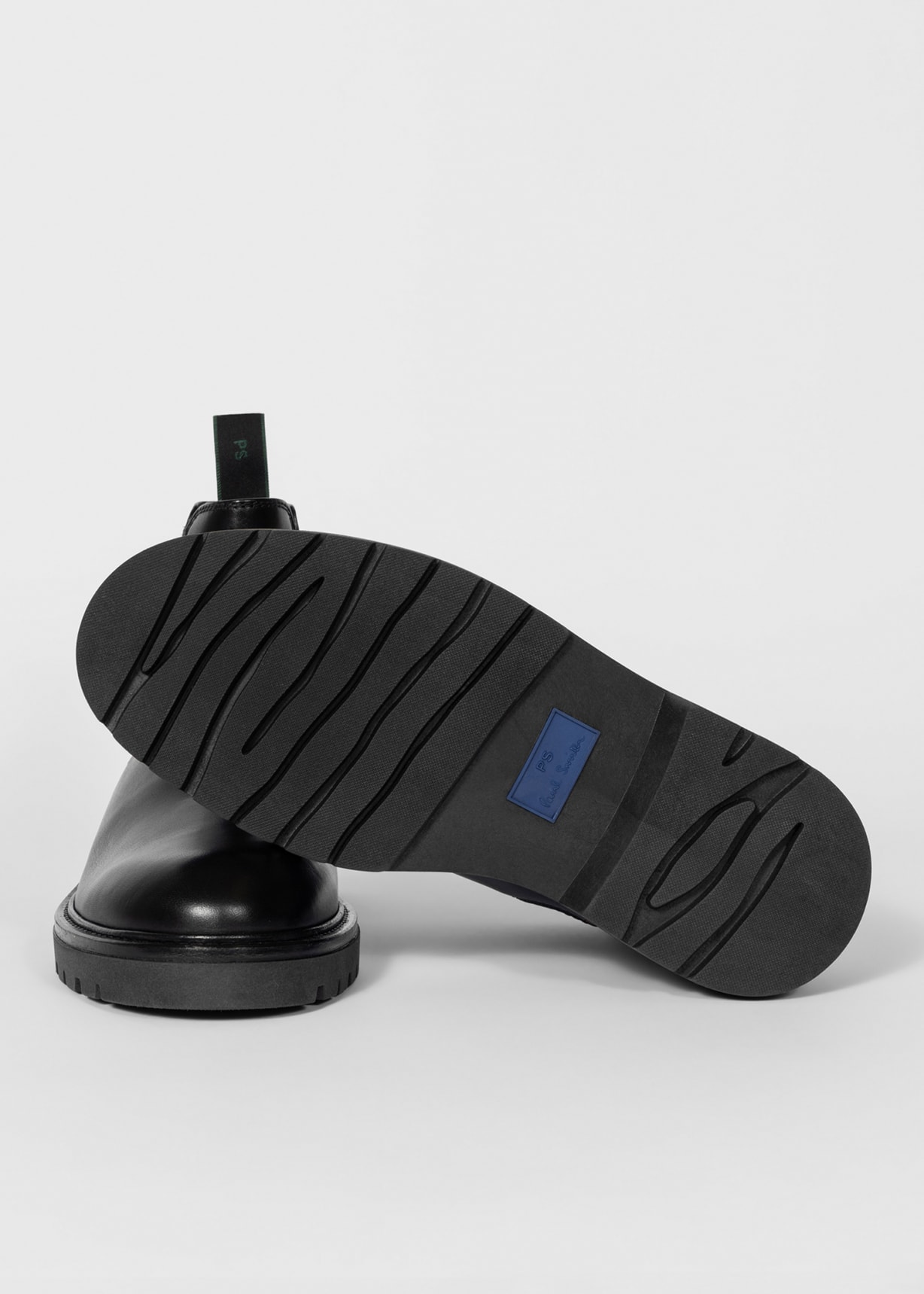 Men's Black Leather 'Xenon' Boots