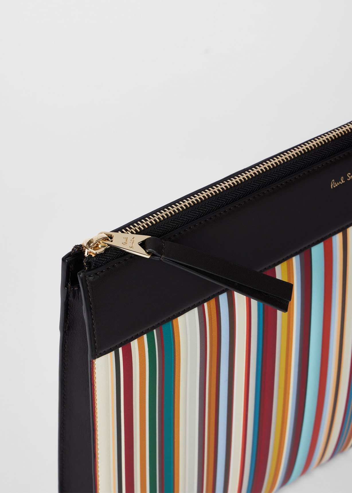【関税&送料込】Paul Smith Signature Stripe Bag Men's 'Signature Stripe' Coated Canvas Cross Body Bag
