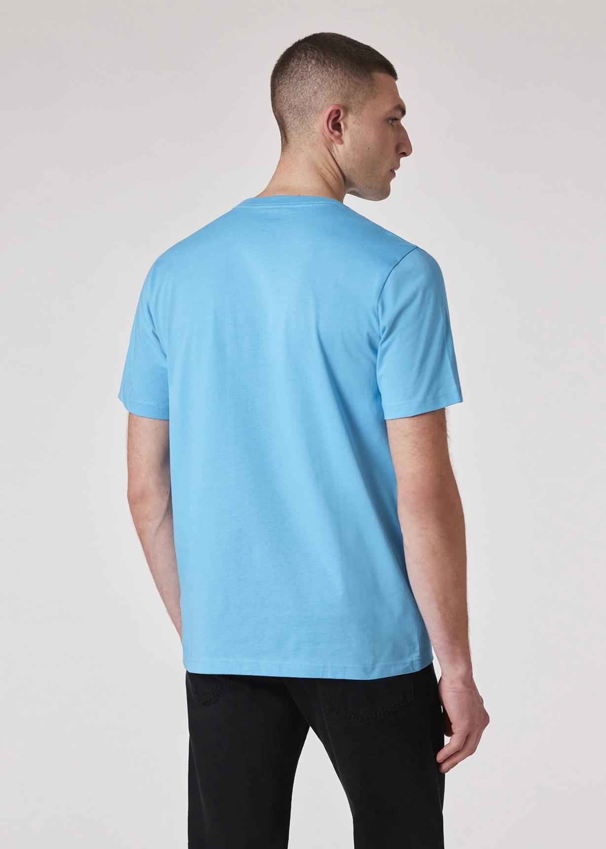 Men's Turquoise 'Skulls' Print T-Shirt