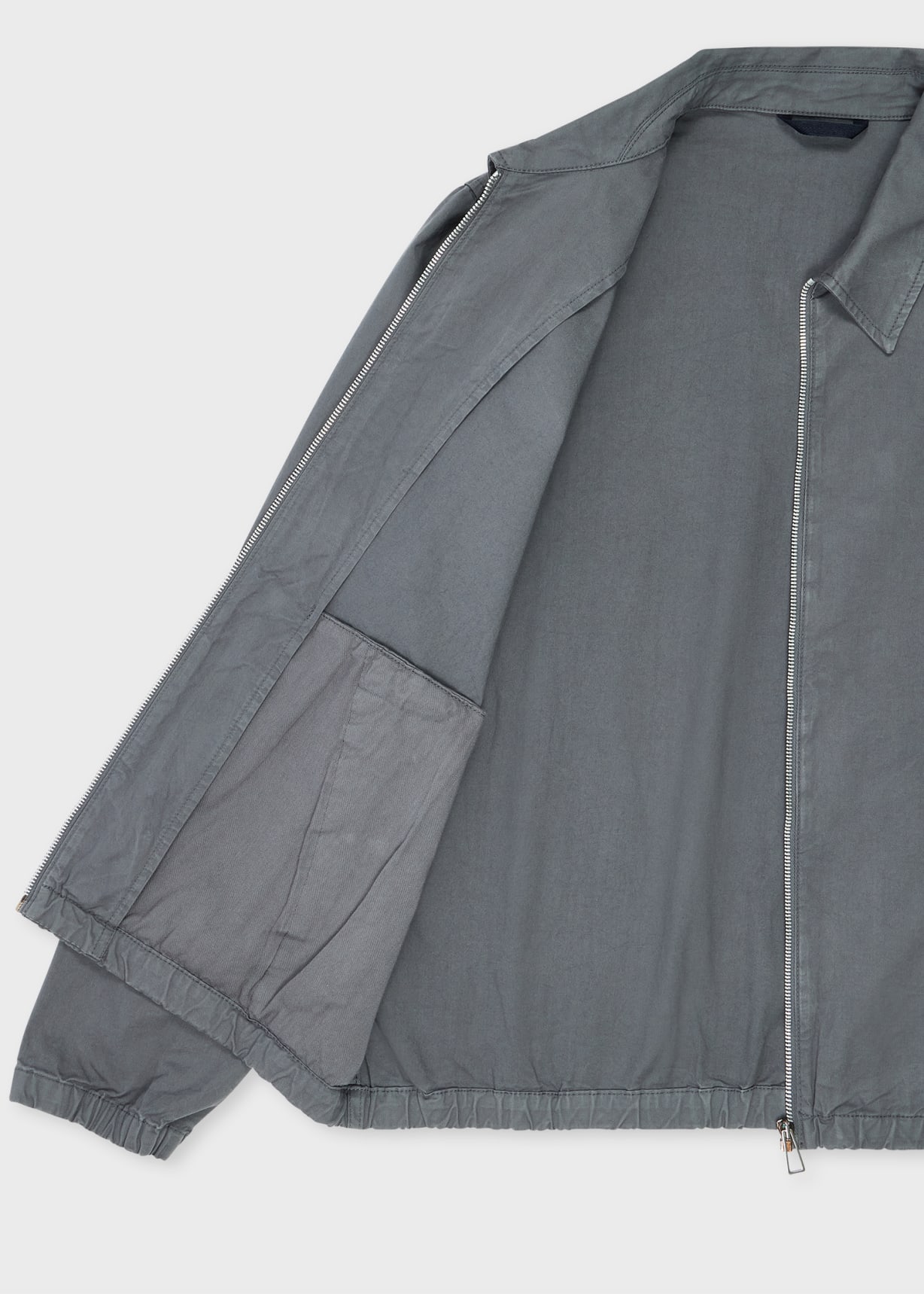 Men's Grey 'Broad Stripe Zebra' Coach Jacket