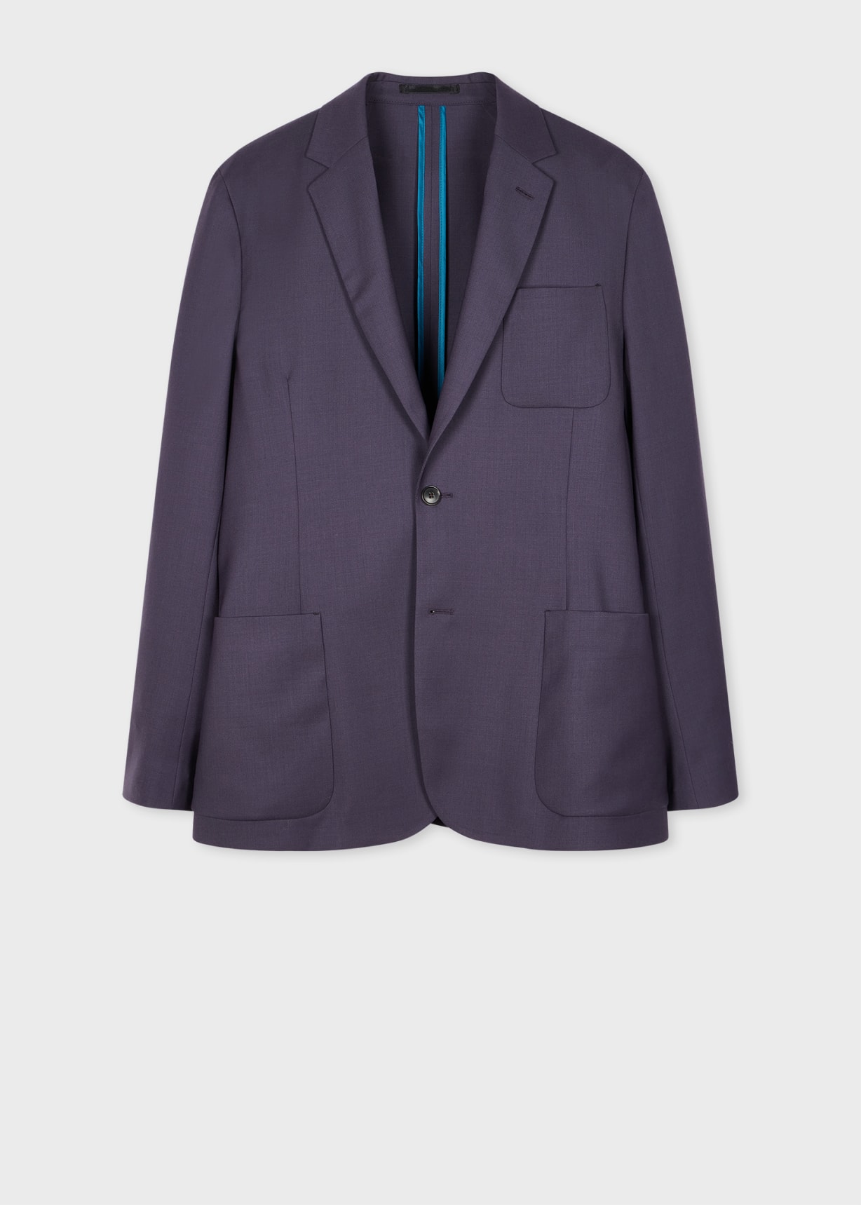 A Suit To Travel In - Slate Grey Wool Unlined Blazer