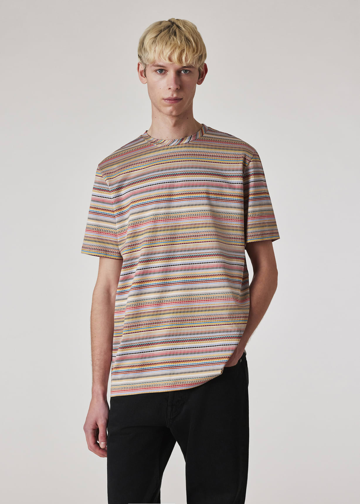 Men's Mixed 'Signature Stripe' T-Shirt