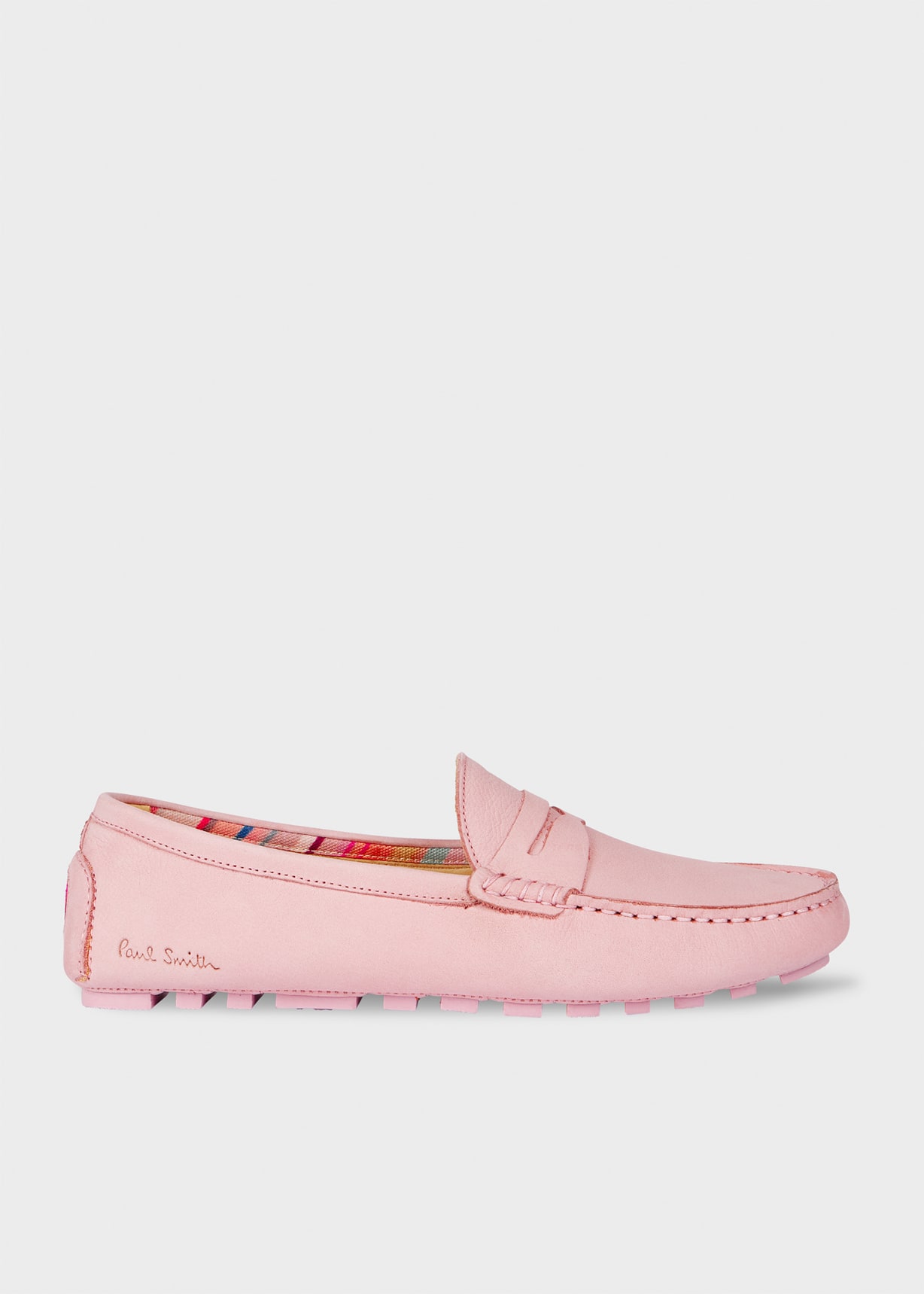 Front View - Women's 'Tibbs' Pink Driving Loafers