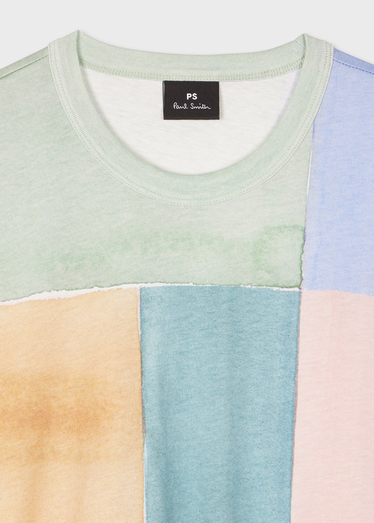 Tシャツ・カットソー Paul Smith SS25 (M2R 220X PP4705 79) Multicolour Colour Block Relaxed-Fit T-Shirt Paul Smith