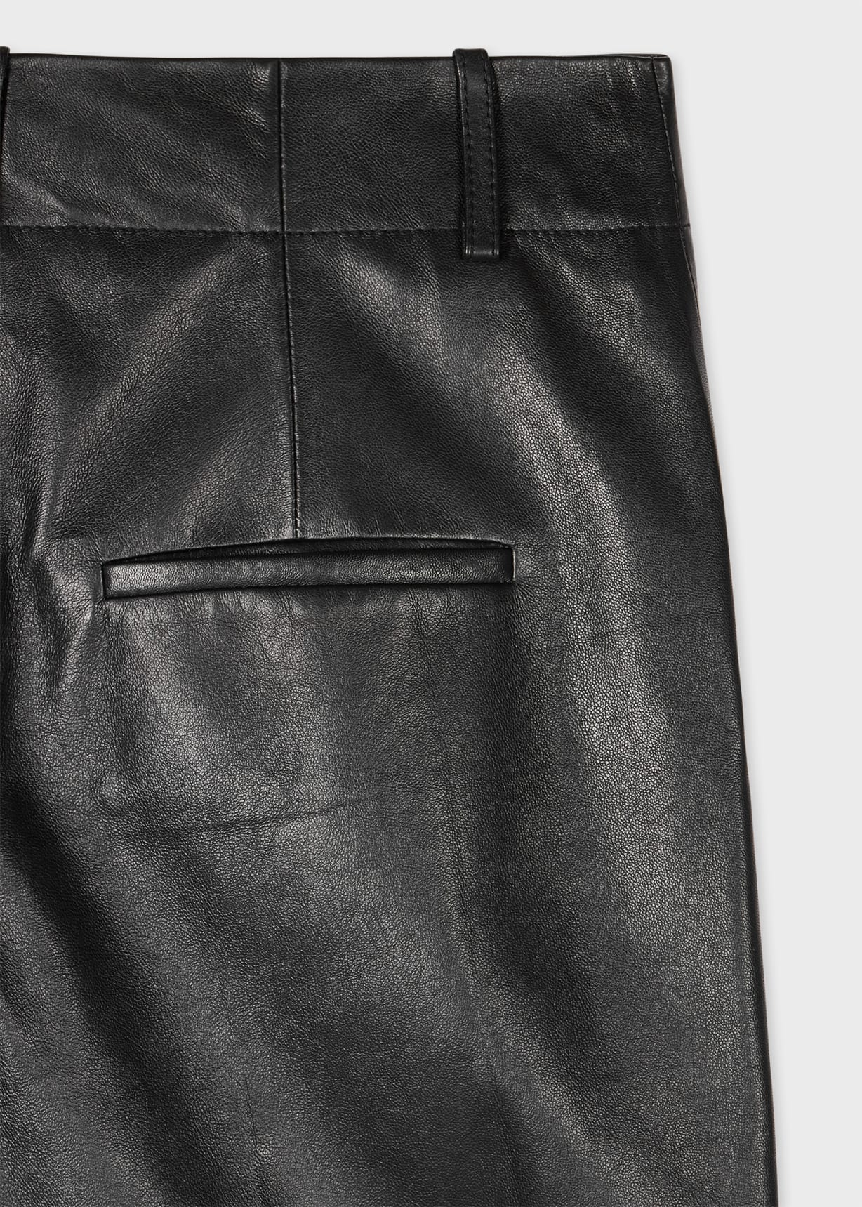 Paul Smith ポールスミスロンドンレザーパンツレザーブラック
