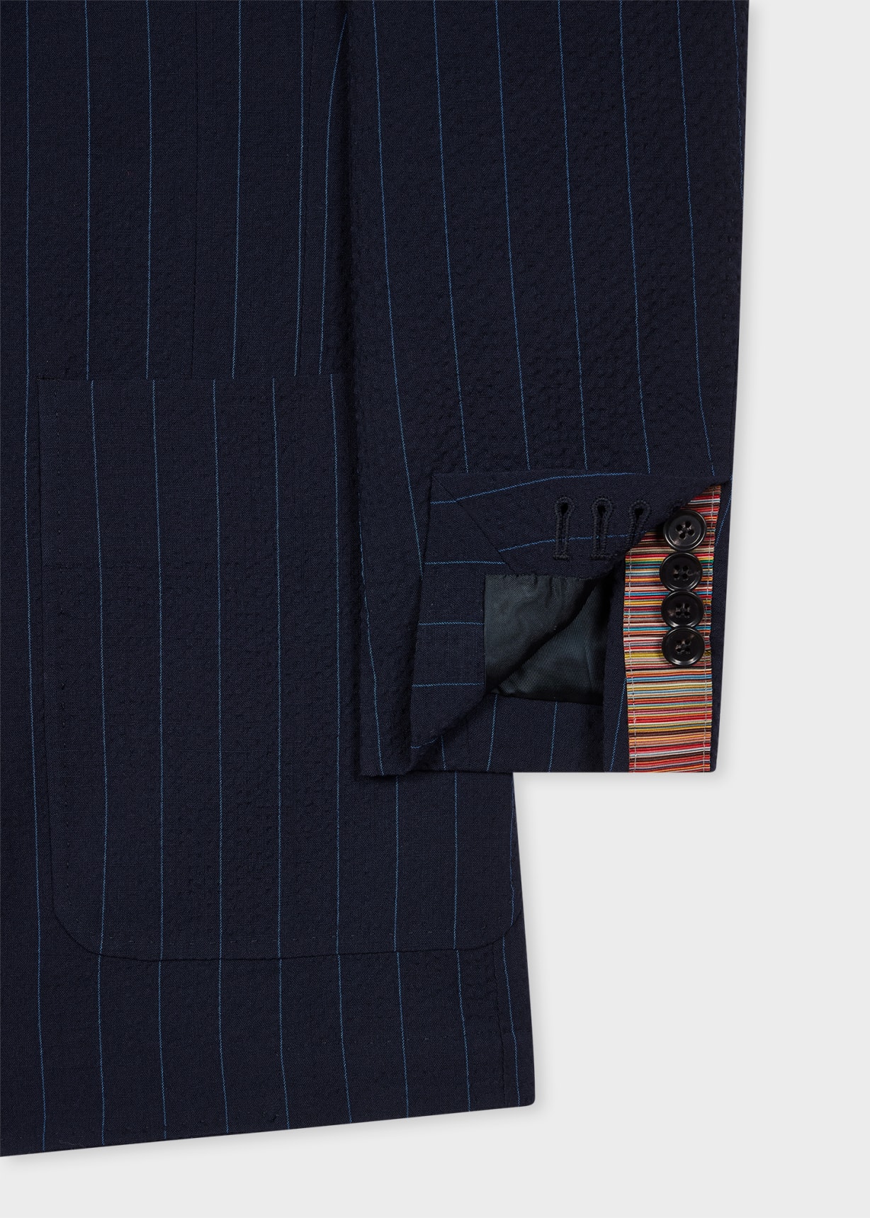 Paul Smith ネイビー ブレザー Paul Smith ネイビー ブレザーシルクウールの軽くてしなやかな品