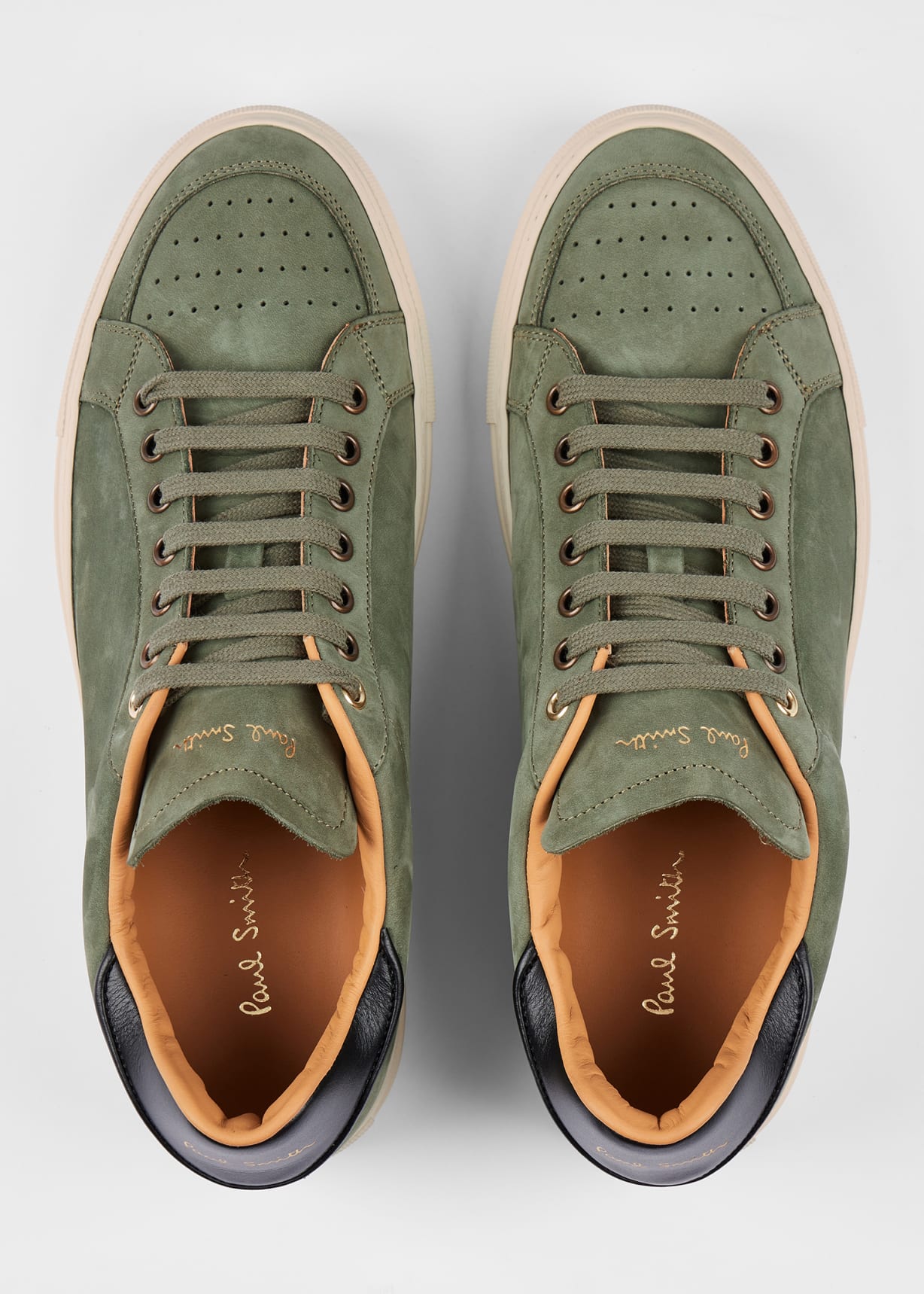 スニーカー Paul Smith SS25 MENS SHOE BANFF (M1S BNF06 PNUB 49) Men's Nubuck Dark Navy 'Banff' Trainers