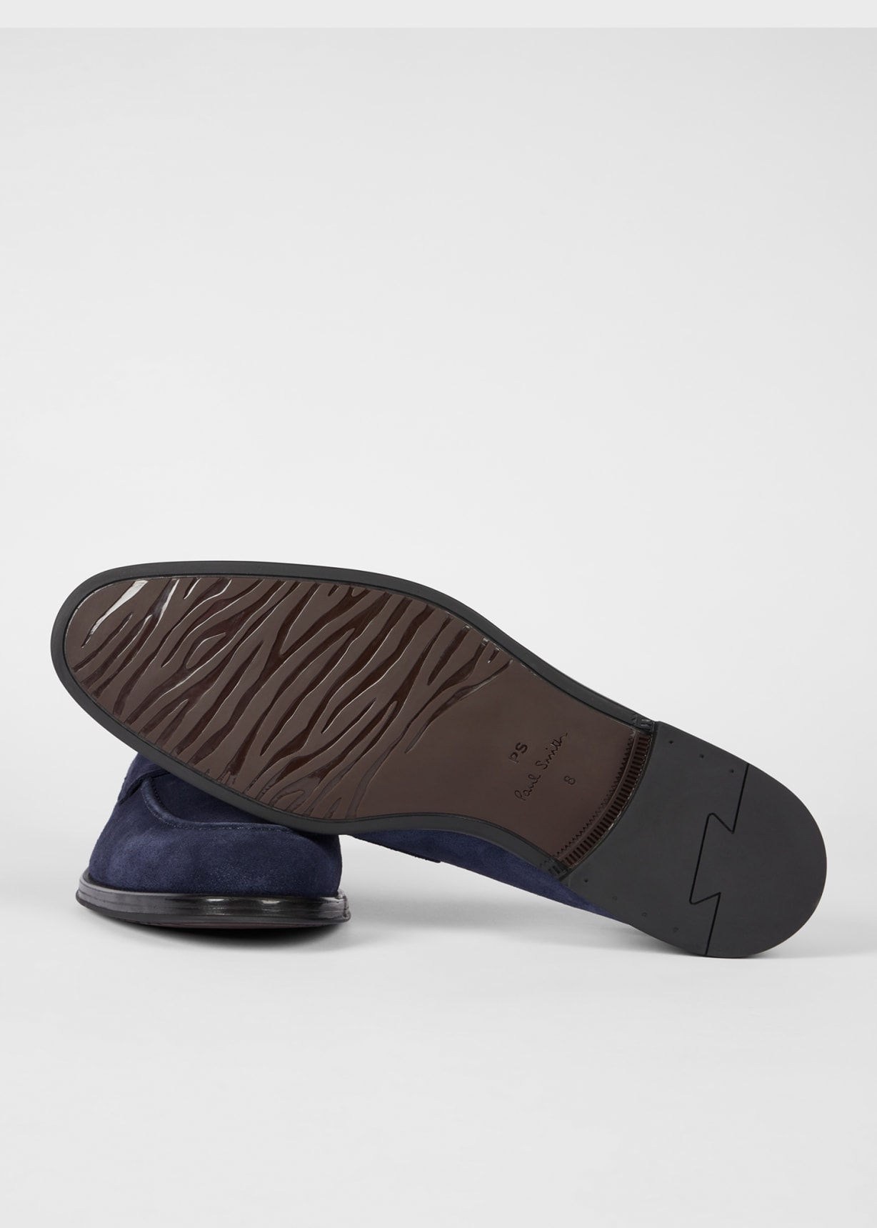 Product view - Navy Suede 'Pierce' Loafers