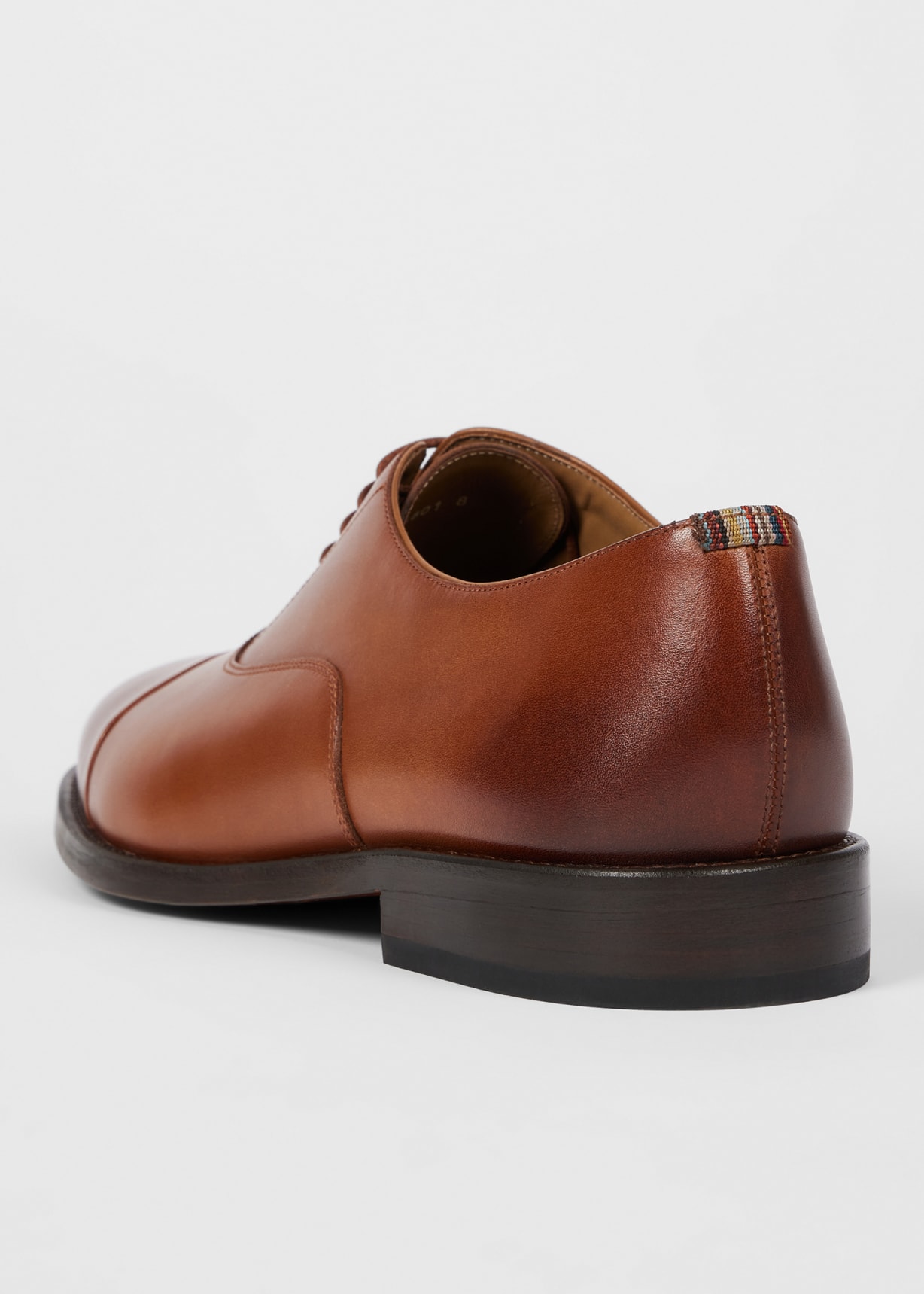 Detail View - Leather Tan 'Garson' Shoes Paul Smith