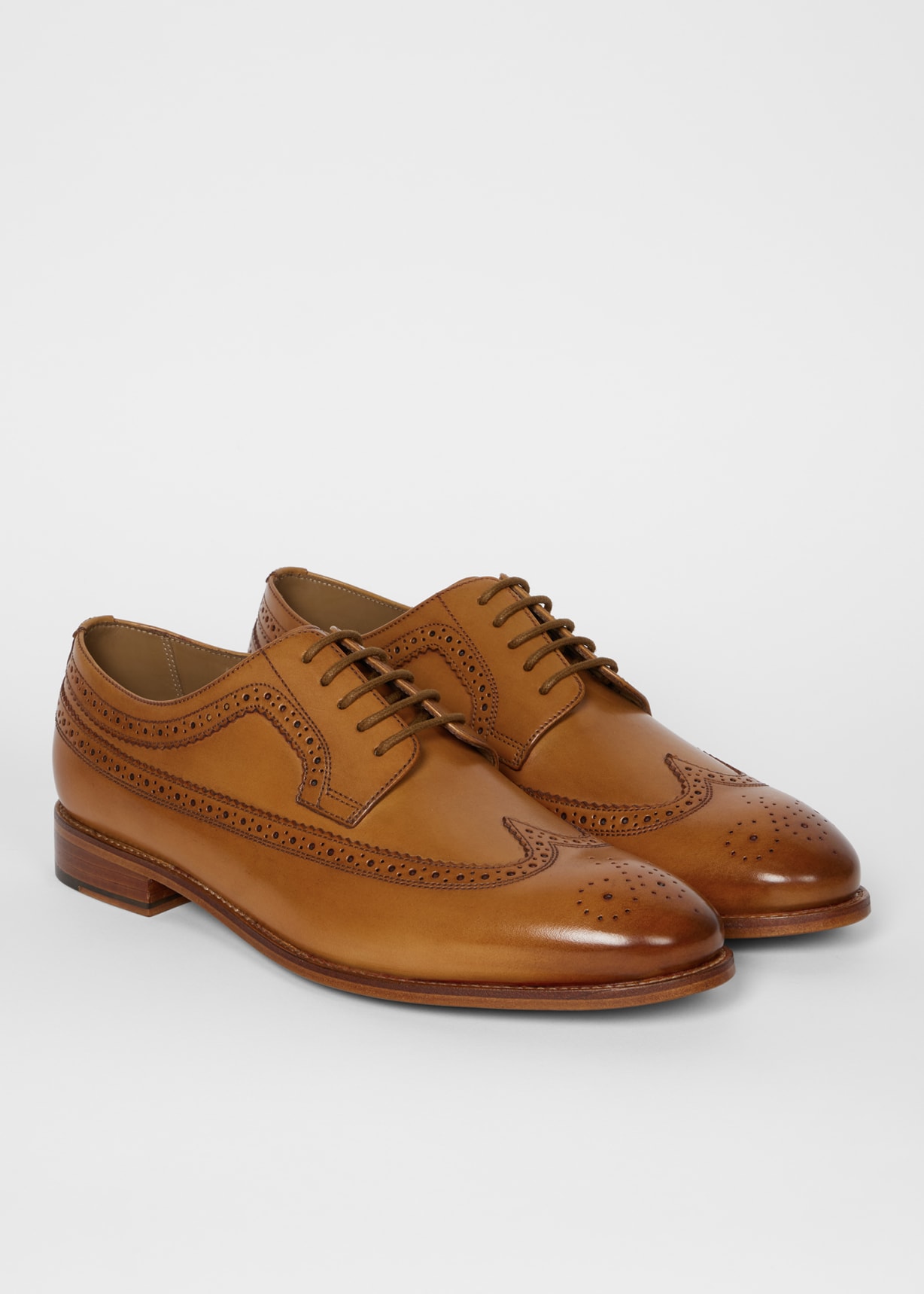 Product view - Tan Leather 'Collins' Brogues Paul Smith