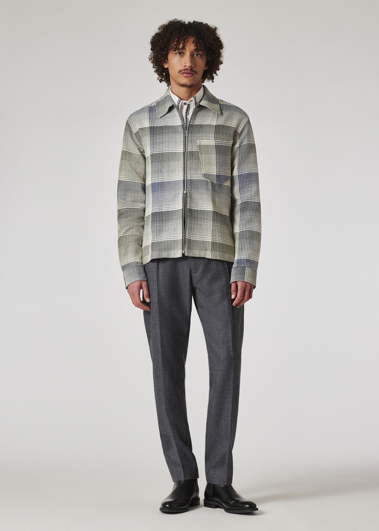 オーラリー DOUBLE FACE CHECK SLACKS 20ss HARD TWIST WOOL DOUBLE FACE CHECK SLACKS (A20SP02WC