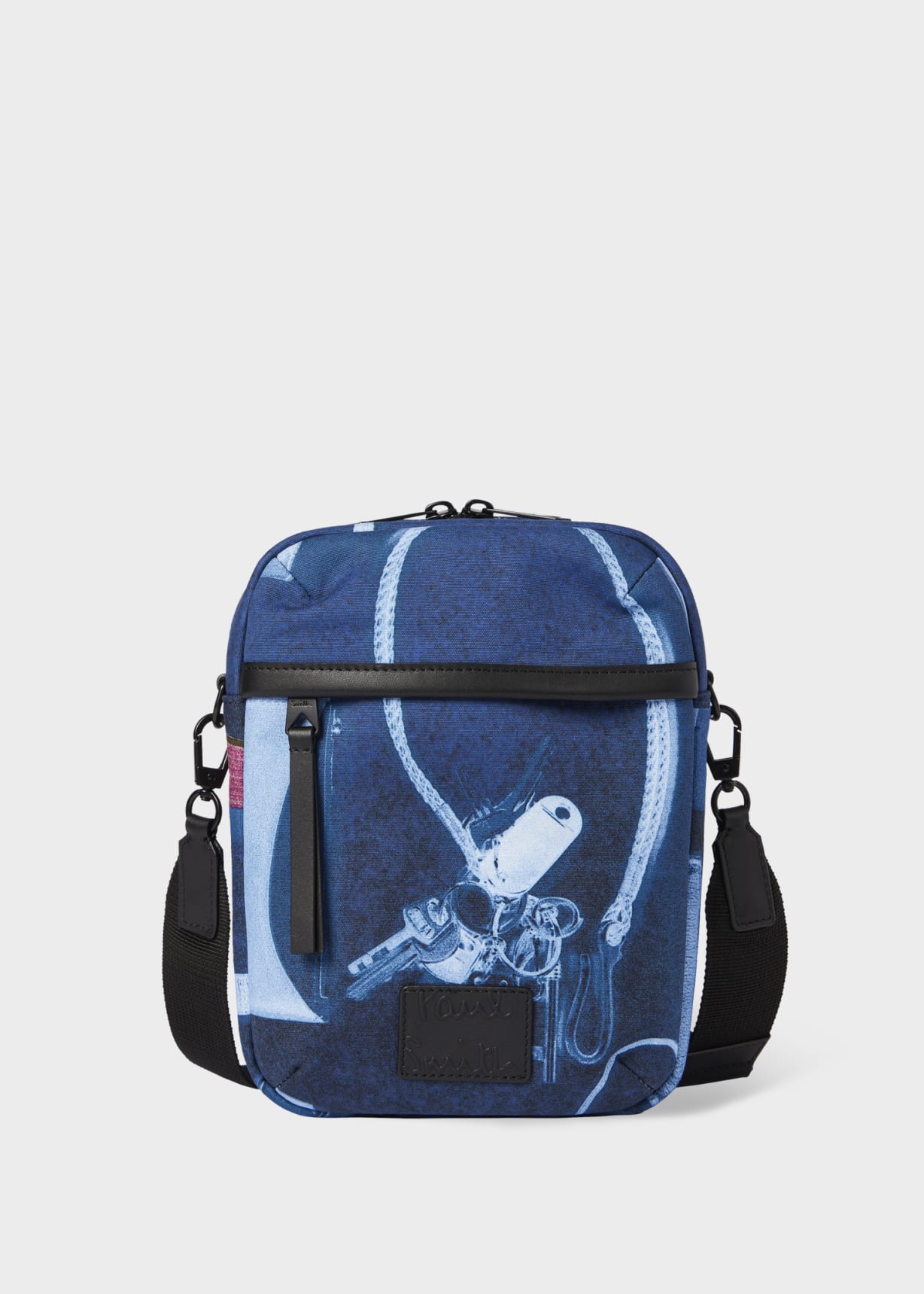Men's Indigo Blue 'X-Ray Print' Flight Bag
