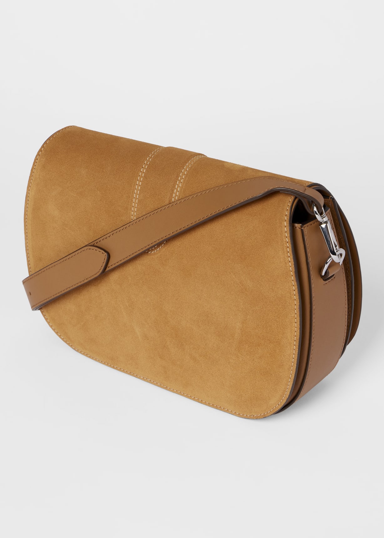 Women's Tan Suede Cross Body Bag