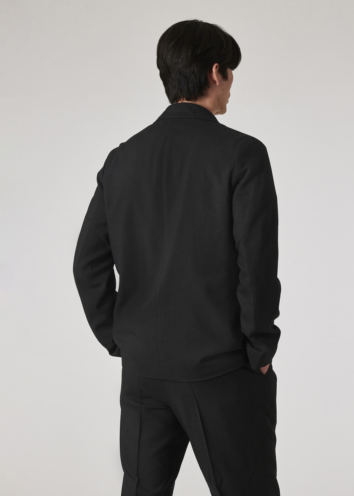 Paul Smith Black Bicolor Wool Tailored Jacket XL Used