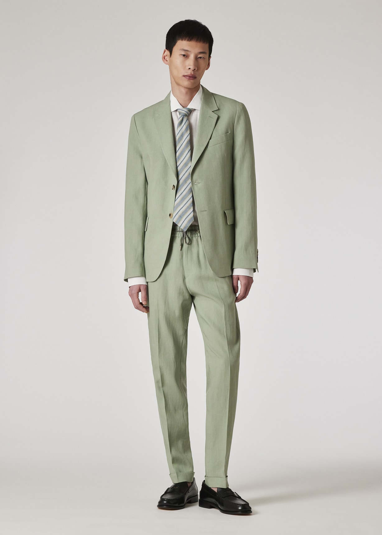 Light Green Trouser Fabric Cut Piece – 2.95M main image 0