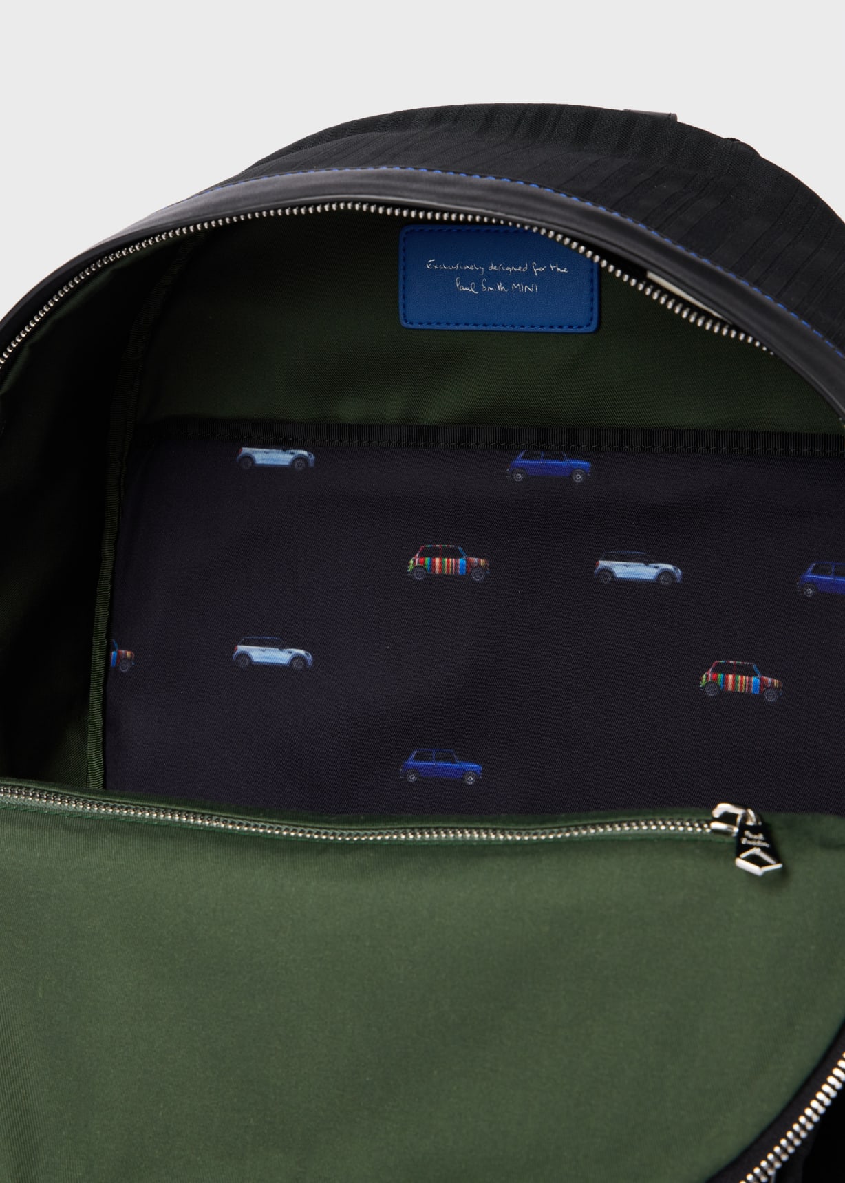 Paul Smith x MINI - Black Shadow Stripe Backpack