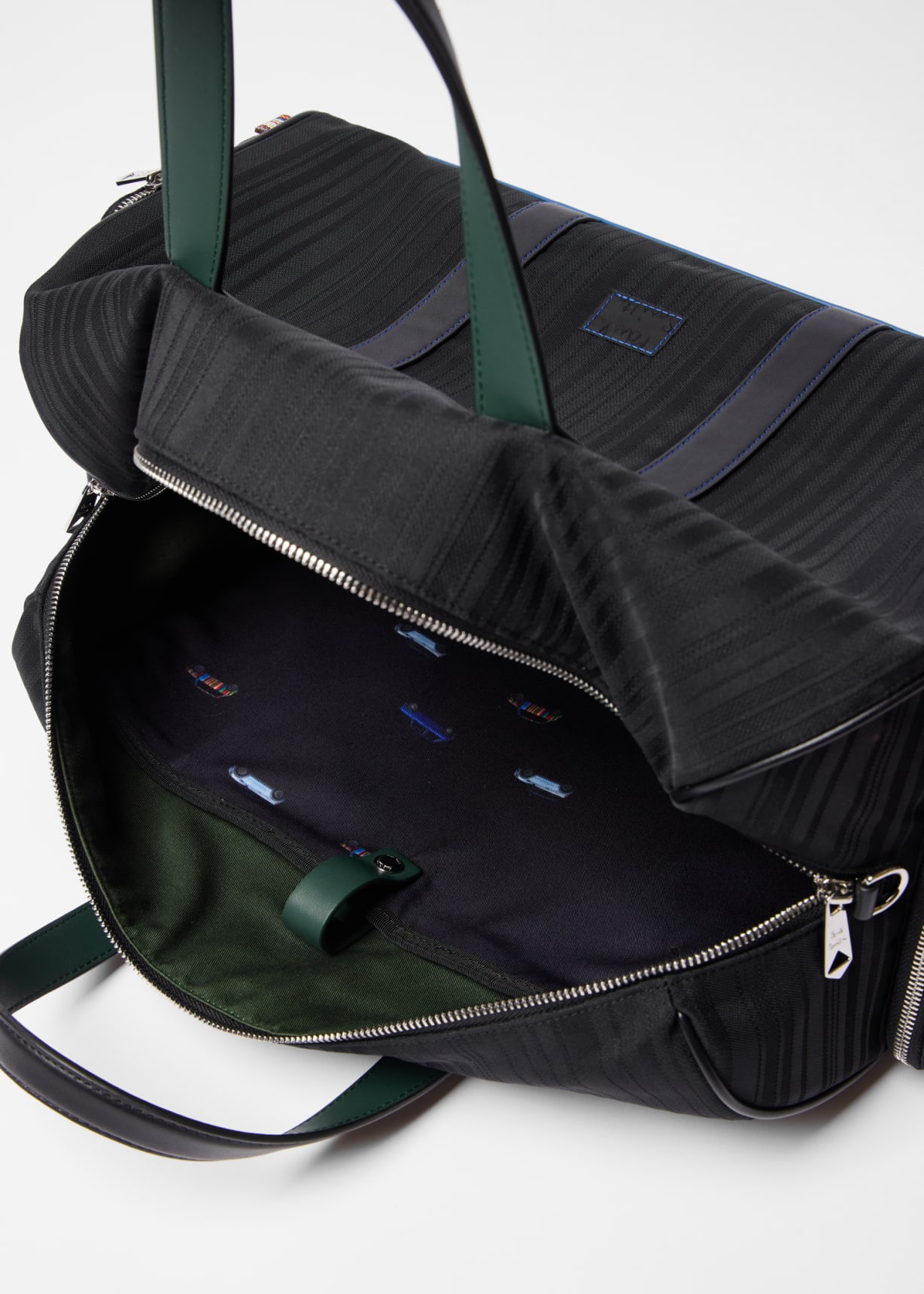 Paul Smith x MINI - Black Shadow Stripe Day Holdall