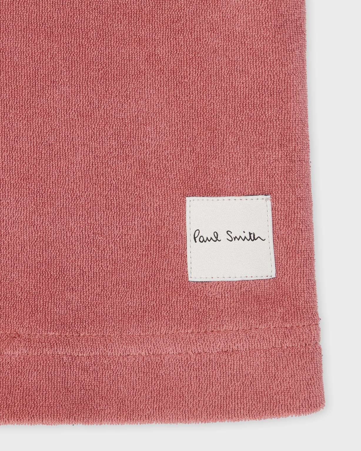 Detail View - Women's Pink Towelling Short Sleeve Shirt Paul Smith