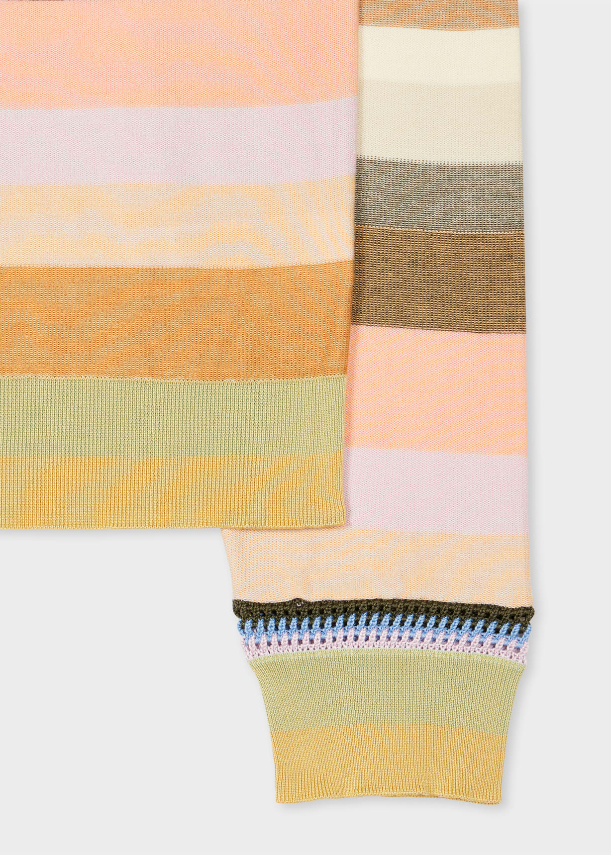 Risa 　『Paul Smith』　751470B6 Men's Ecru Roll Neck Ribbed Knit Sweater