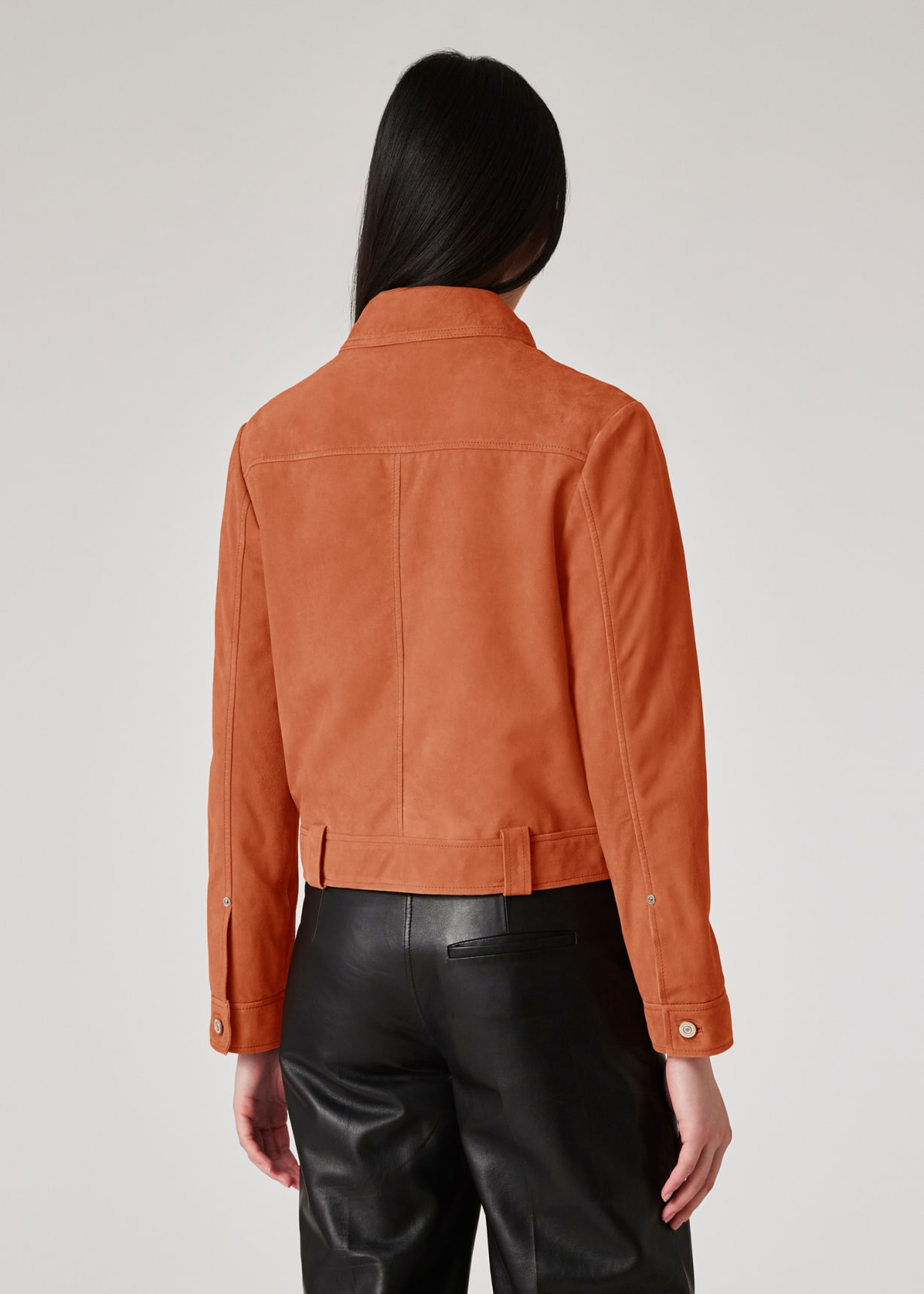 Women's Terracotta Suede Jacket
