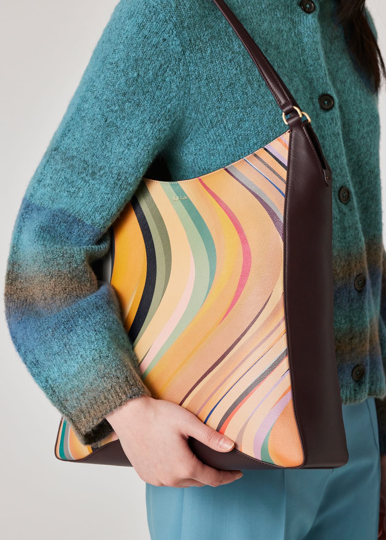Women's 'Dusky Swirl' Shopper Bag