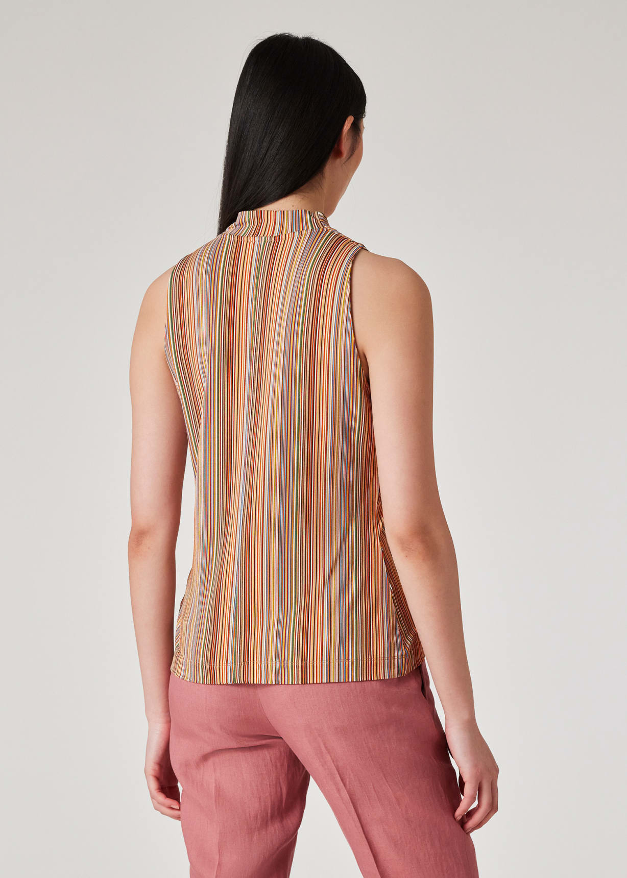 トップス 90s Paul Smith linen vest Women's Ivory Linen Vest Top