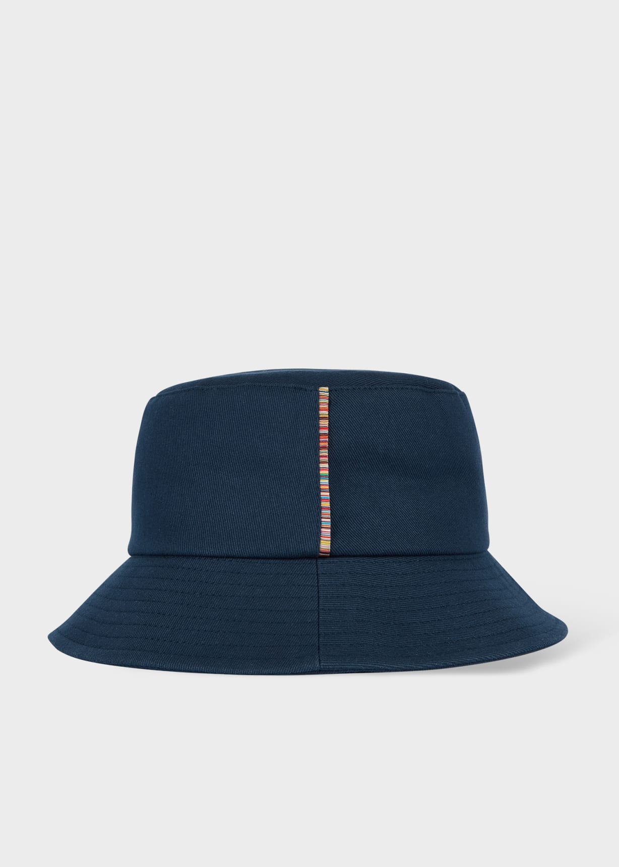 Men's Navy 'Signature Stripe' Bucket Hat