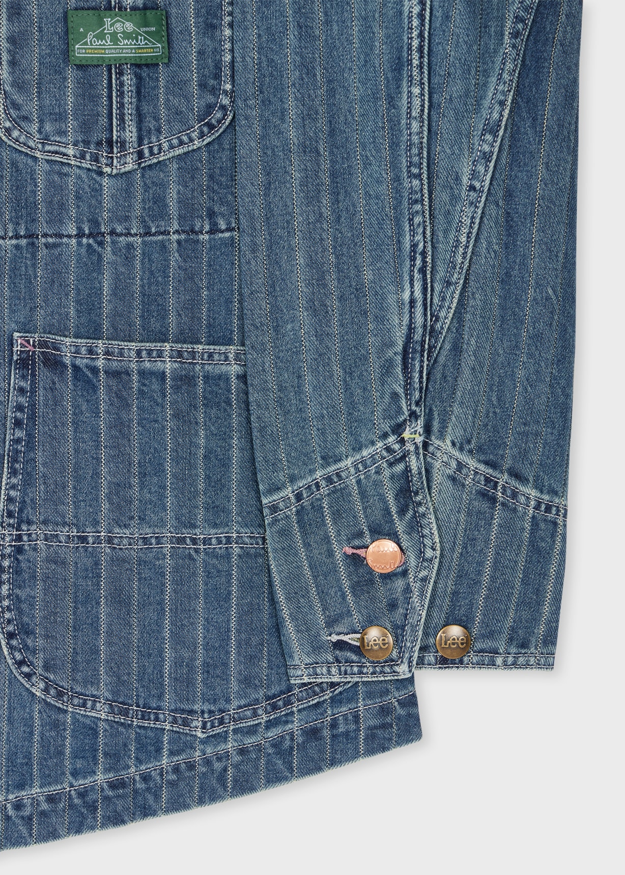 Product view - Paul Smith + Lee® Mid-Wash Chore Coat